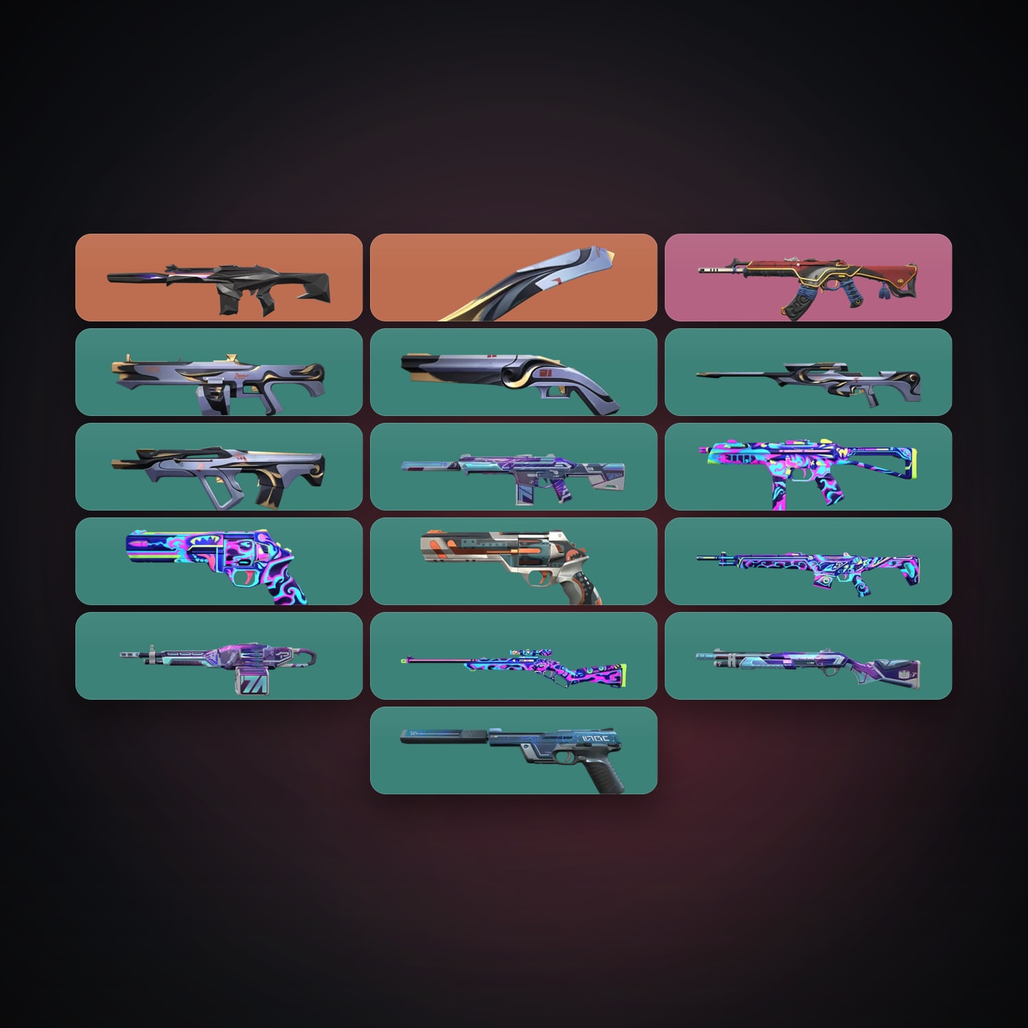 AP Silver 1 locker — 1 knives, 17 skins, lvl 98 — HabibiAccounts