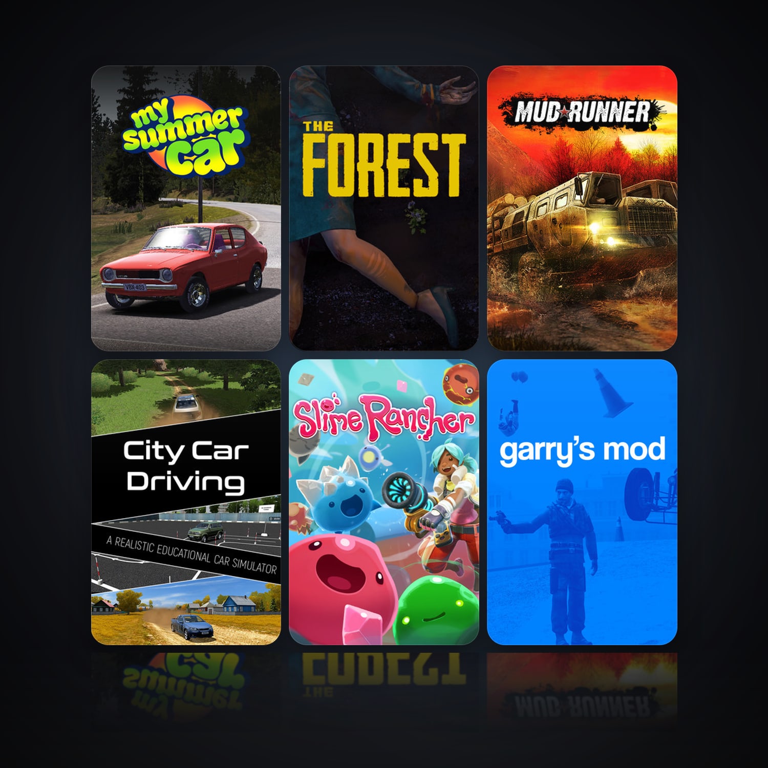 My Summer Car & The Forest | 14 Games | Clean — HabibiAccounts