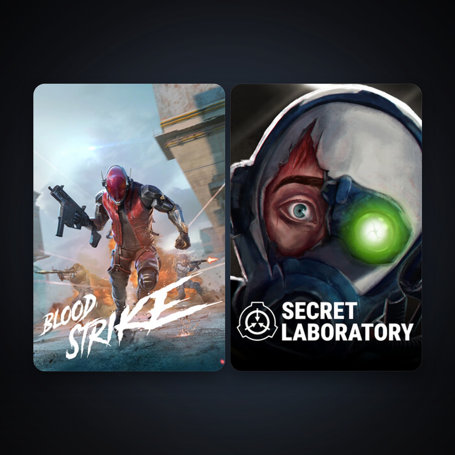 SCP: Secret Laboratory + Blood Strike, 2 games, clean — HabibiAccounts