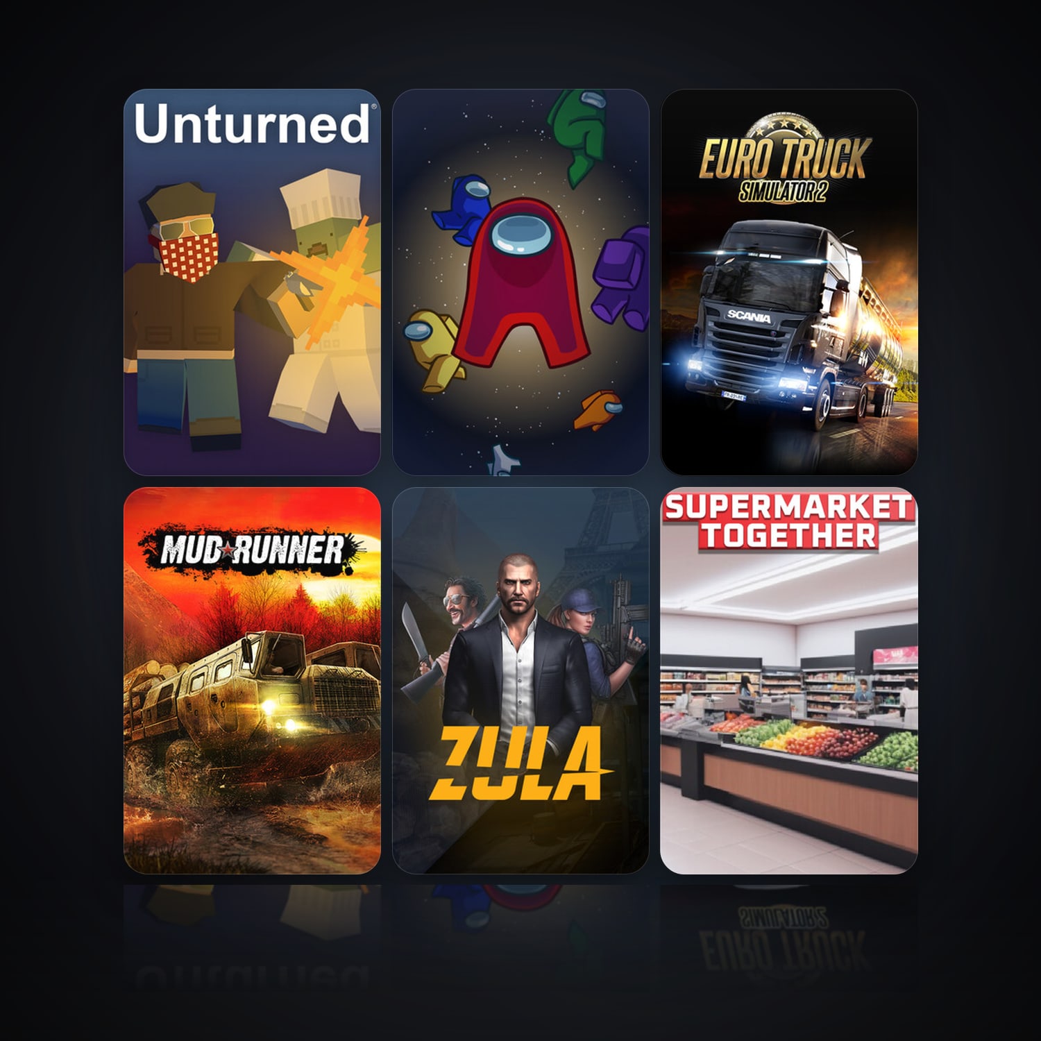 Unturned & Among Us | Level 12 | 34 Games | Clean — HabibiAccounts