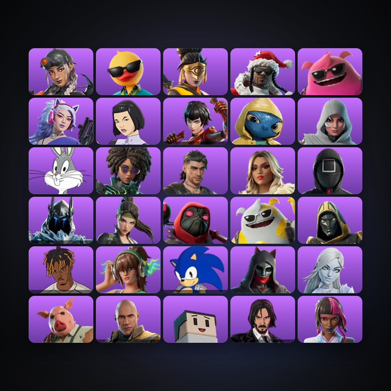 Fortnite | 33 Skins | Level 970 | 51 Wins — HabibiAccounts