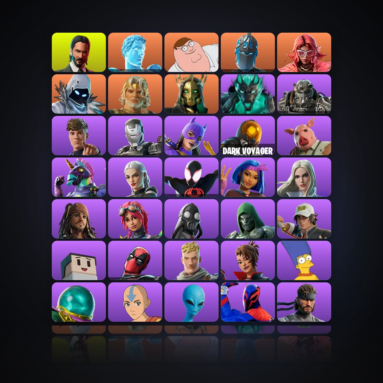 Fortnite | 103 Skins | 100 V-Bucks | Level 1643 | 101 Wins — HabibiAccounts