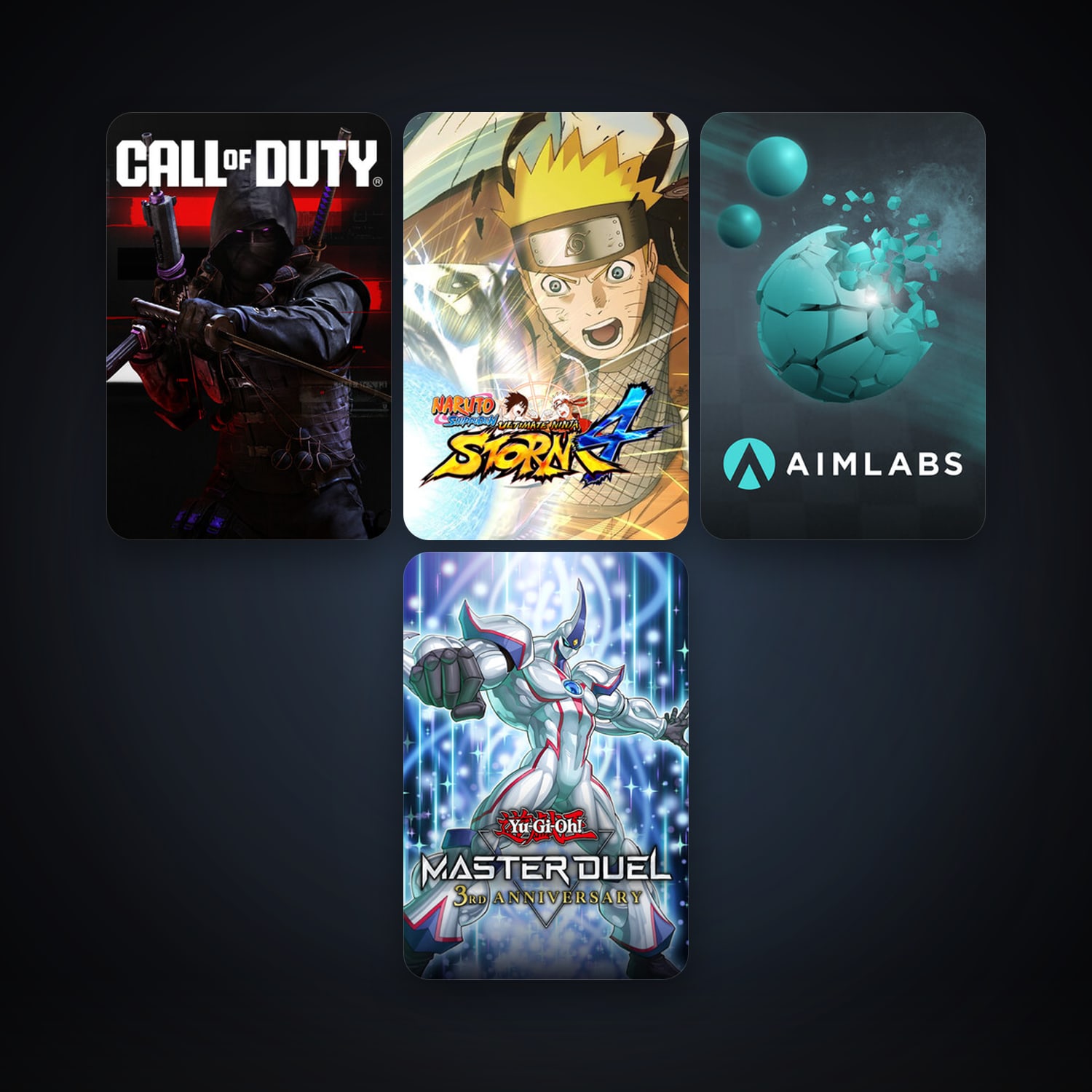 NARUTO SHIPPUDEN: Ultimate Ninja STORM 4 + Aimlabs, 7 games, clean — HabibiAccounts