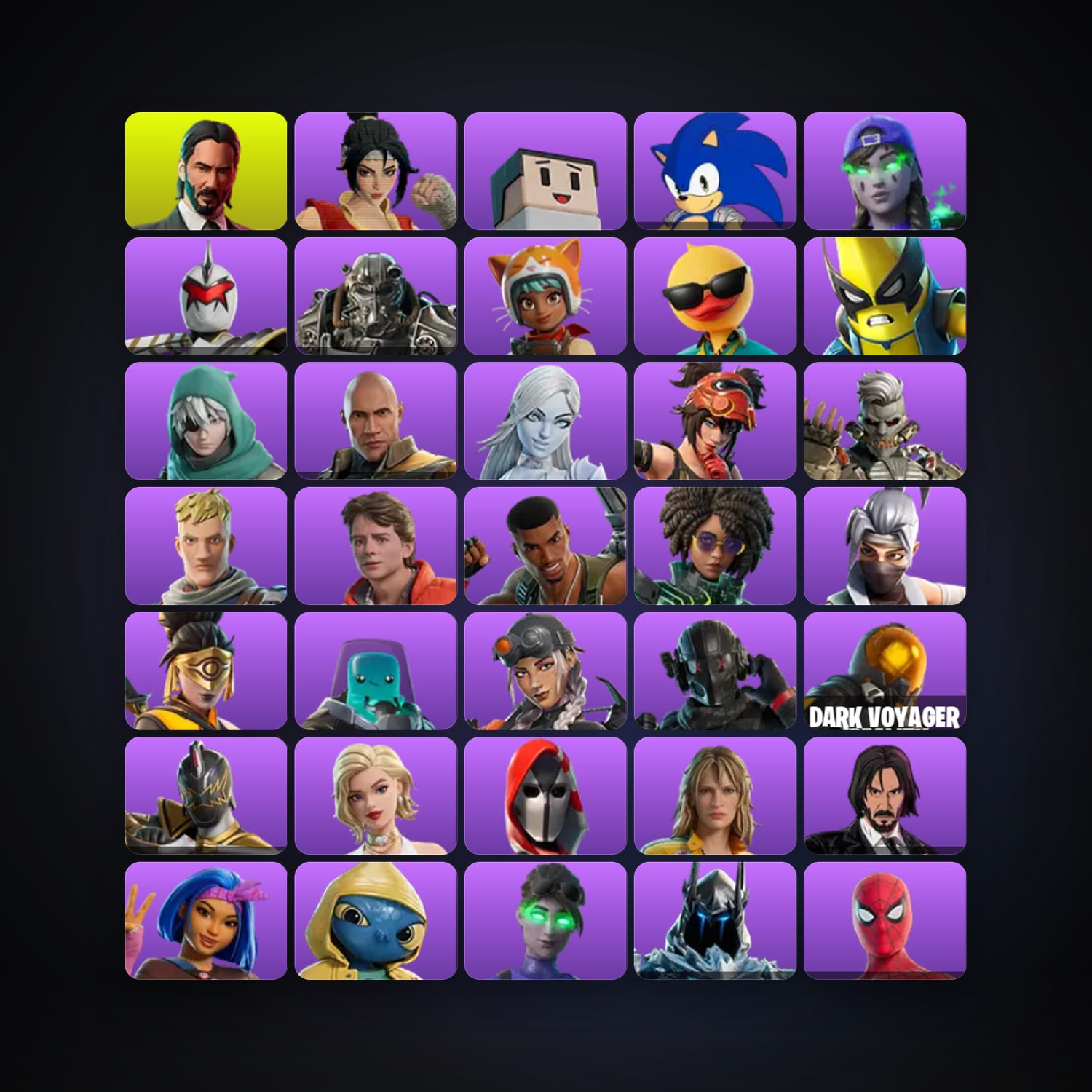 Fortnite | 61 Skins | 2.3K V-Bucks | Level 715 | 71 Wins — HabibiAccounts
