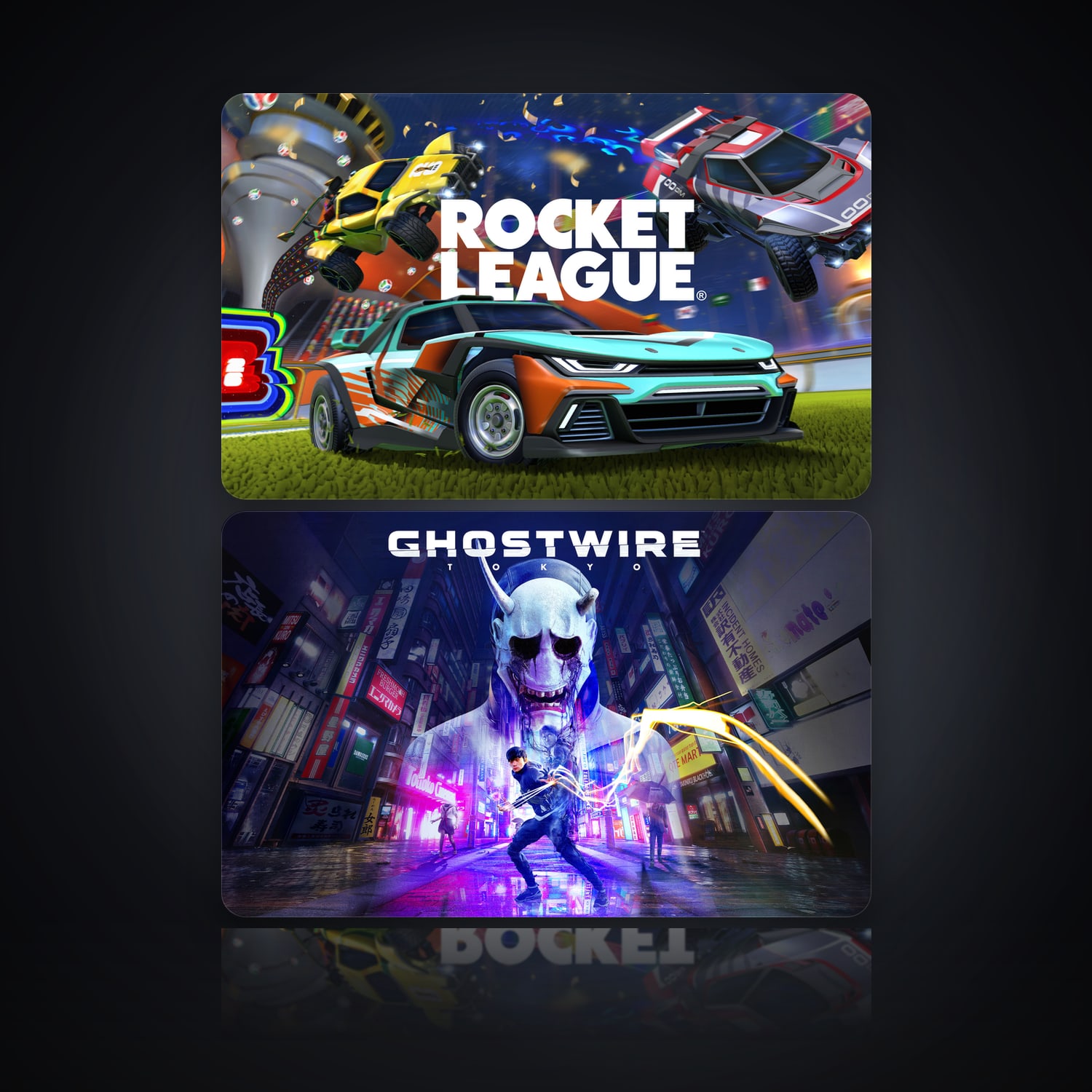 Rocket League & Ghostwire Tokyo | 2 Games — HabibiAccounts