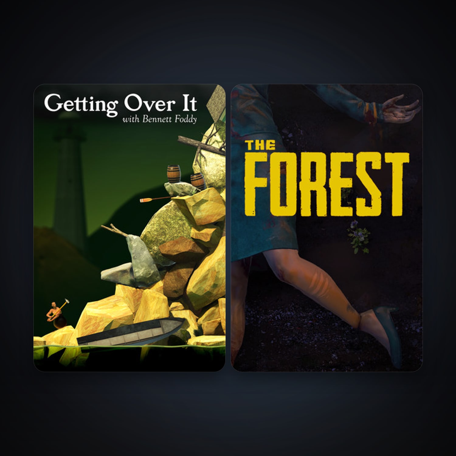 Getting Over It with Bennett Foddy & The Forest | Clean — HabibiAccounts