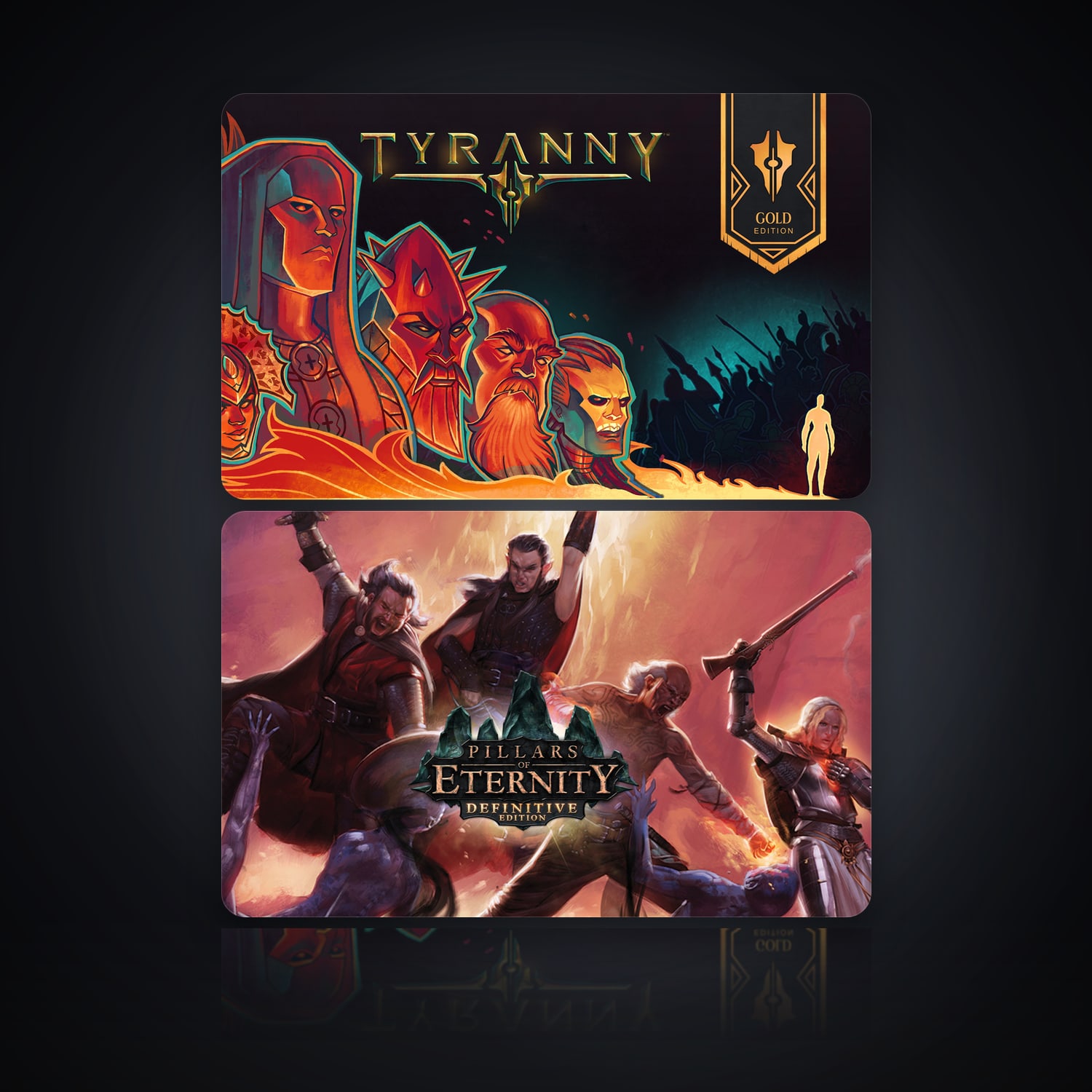 هالحساب إبك فيه Tyranny - Gold Edition وPillars of Eternity - Definitive Edition، US — HabibiAccounts