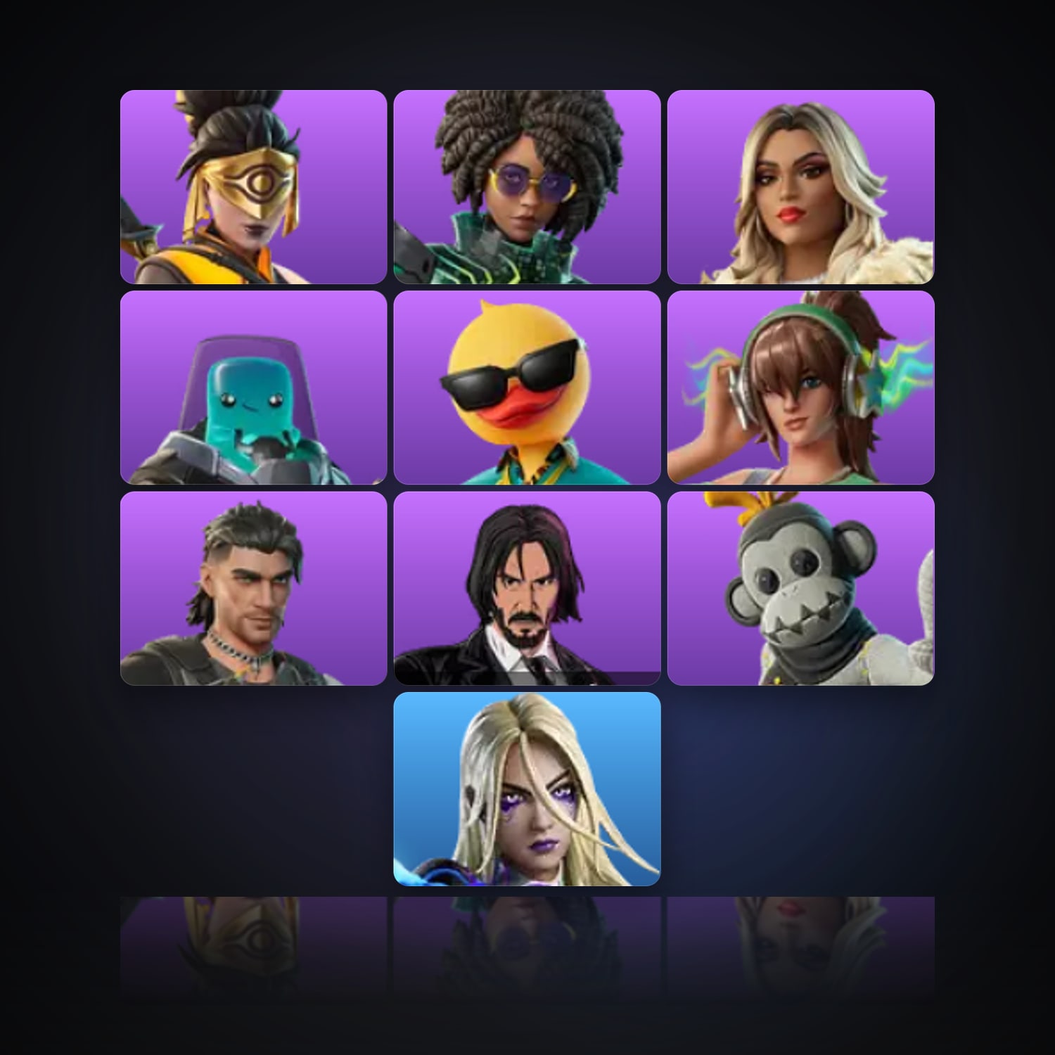 Fortnite | 10 Skins | 200 V-Bucks | Level 379 | 17 Wins — HabibiAccounts