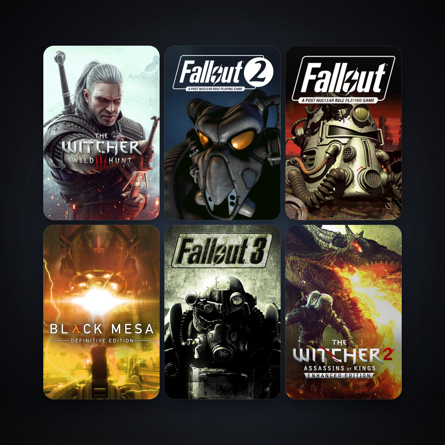 The Witcher: Enhanced Edition Director's Cut + The Witcher 2: Assassins of Kings Enhanced Edition, 44 games, Steam 10, clean — HabibiAccounts