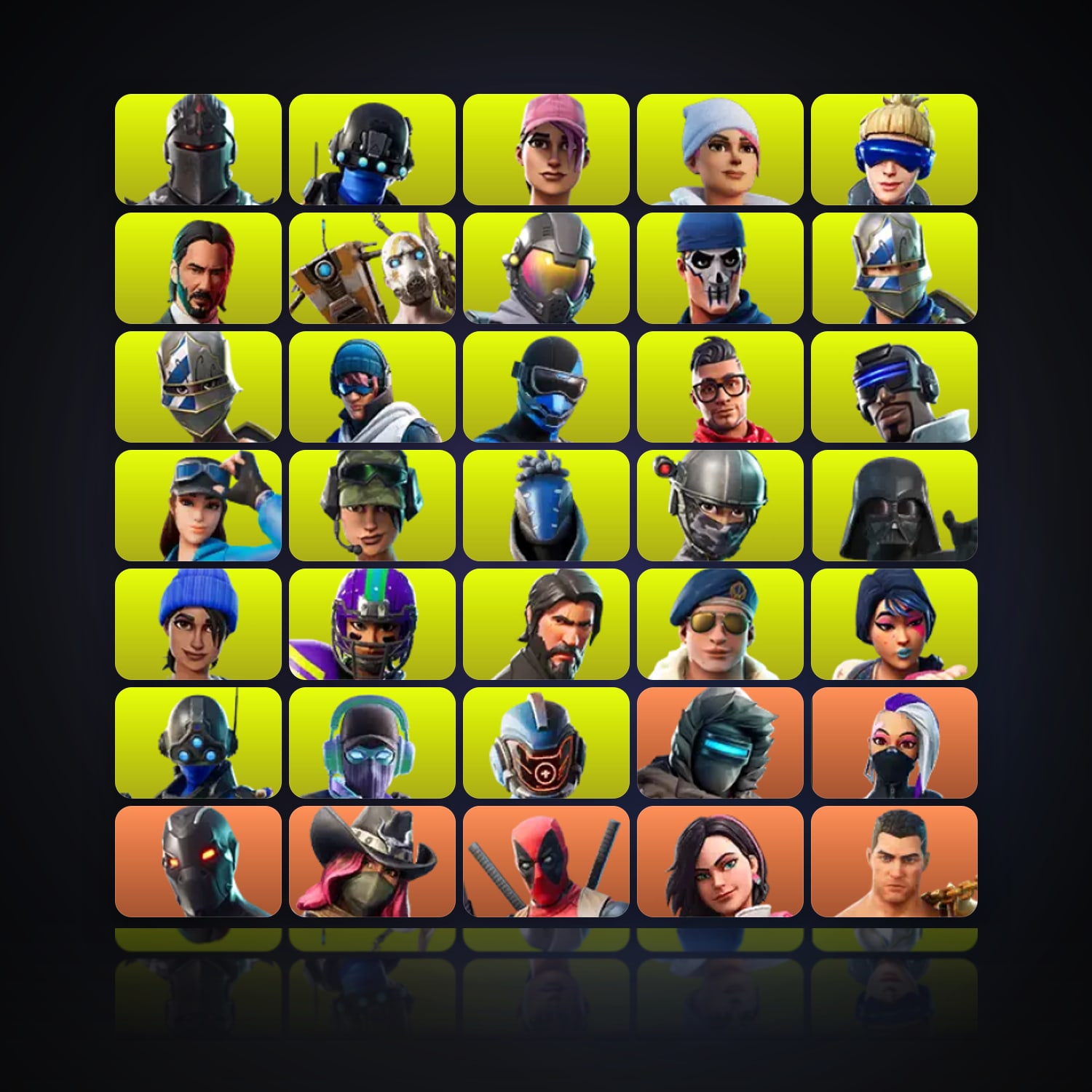 Fortnite | 269 Skins | 800 V-Bucks | Level 4636 | 1.1K Wins — HabibiAccounts