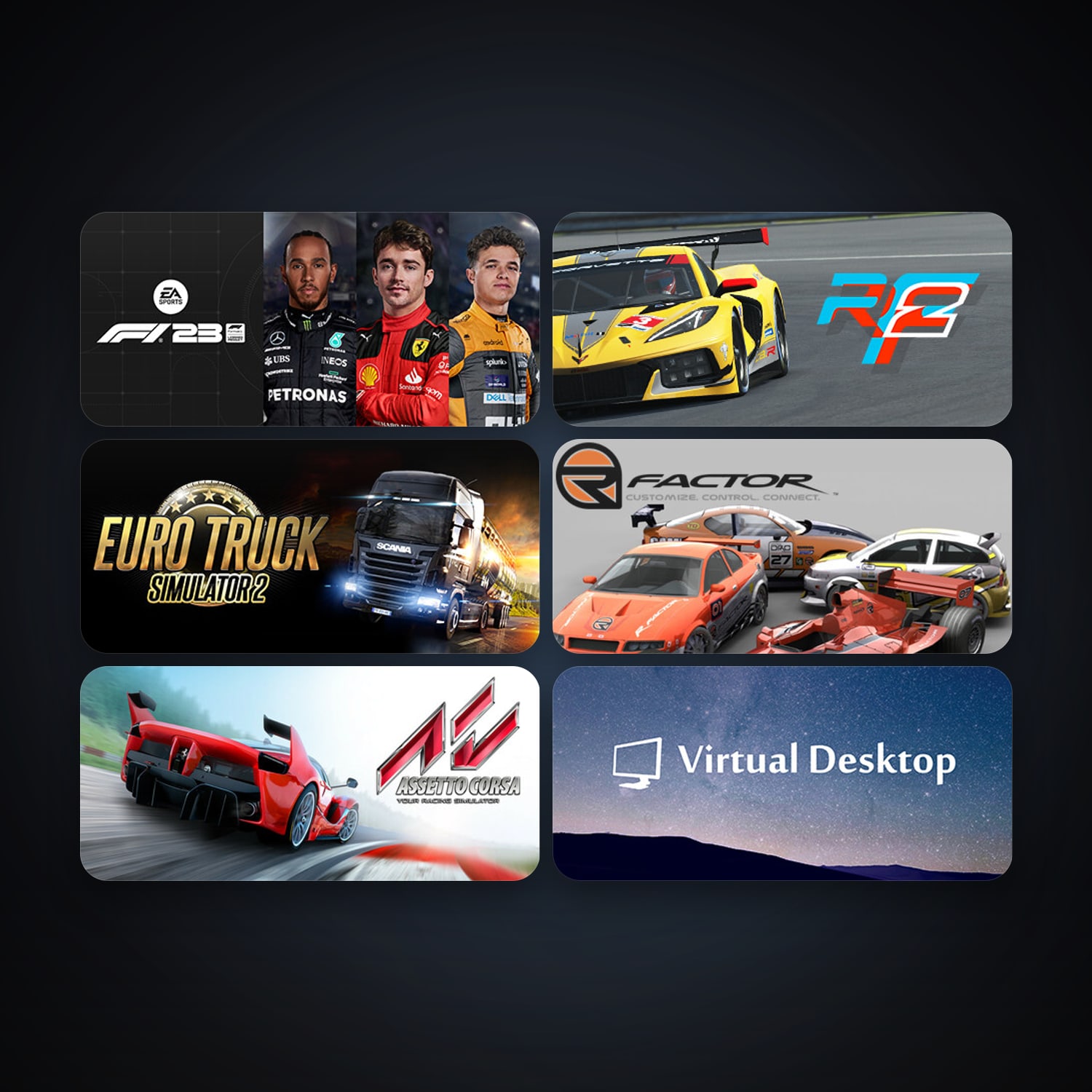 Euro Truck Simulator 2 + Assetto Corsa, 10 games, clean — HabibiAccounts