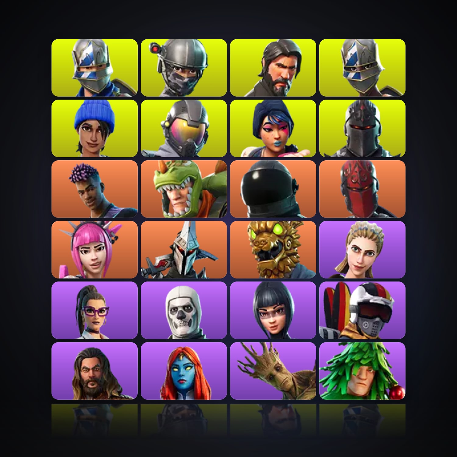 Fortnite | 52 Skins | 750 V-Bucks | Level 1355 | 269 Wins — HabibiAccounts