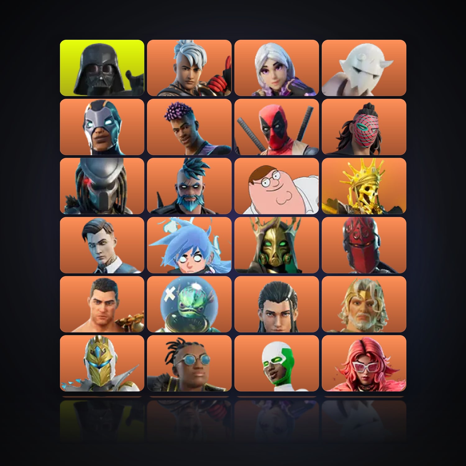Fortnite | 210 Skins | 700 V-Bucks | Level 3861 | 599 Wins — HabibiAccounts
