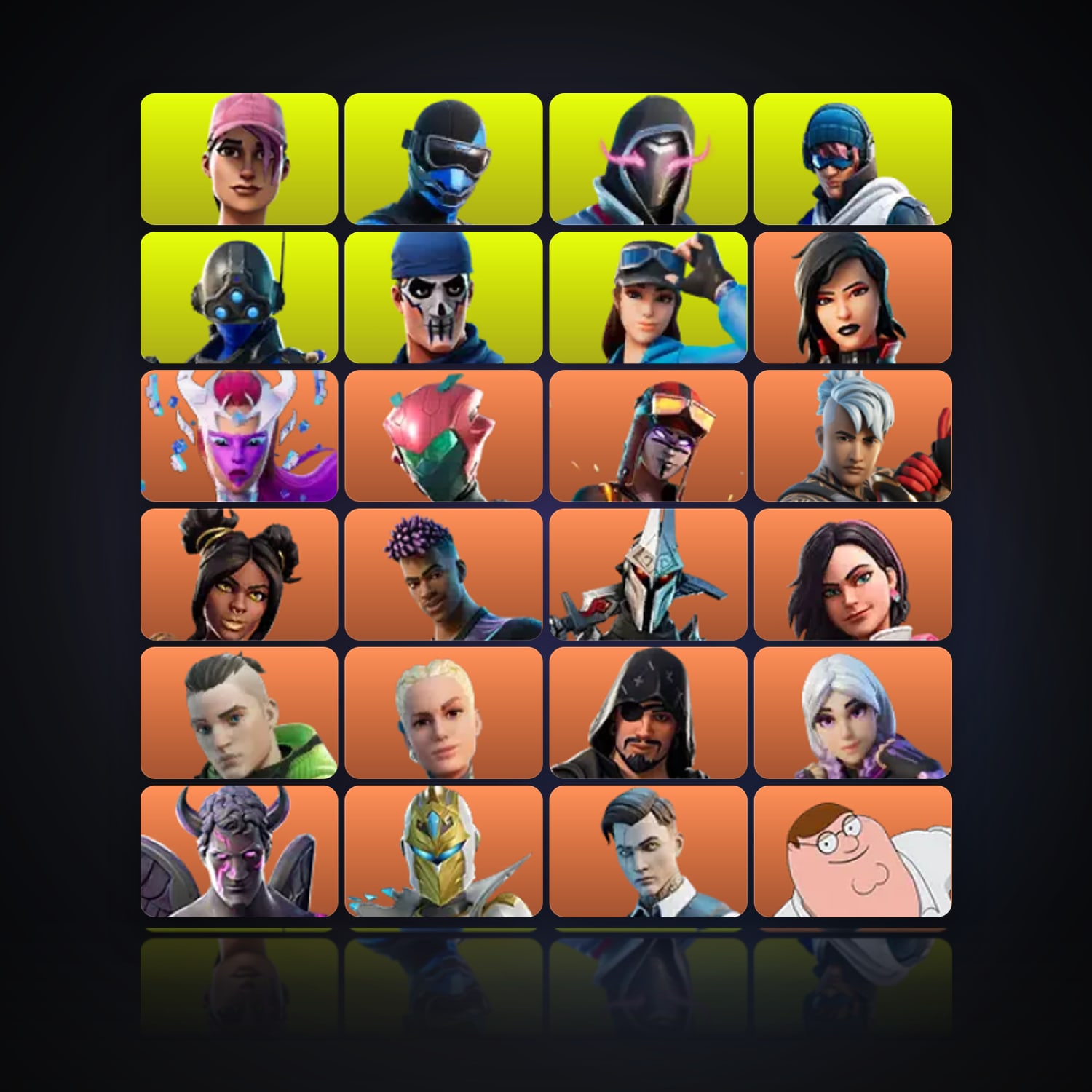 Fortnite | 198 Skins | 4K V-Bucks | Level 3842 | 363 Wins — HabibiAccounts