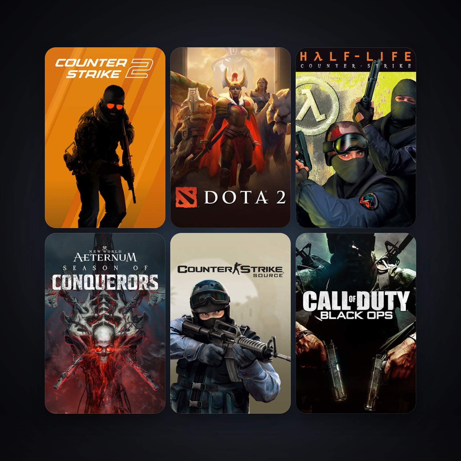 Counter-Strike + Counter-Strike: Source, 14 games, Steam 10, clean — HabibiAccounts