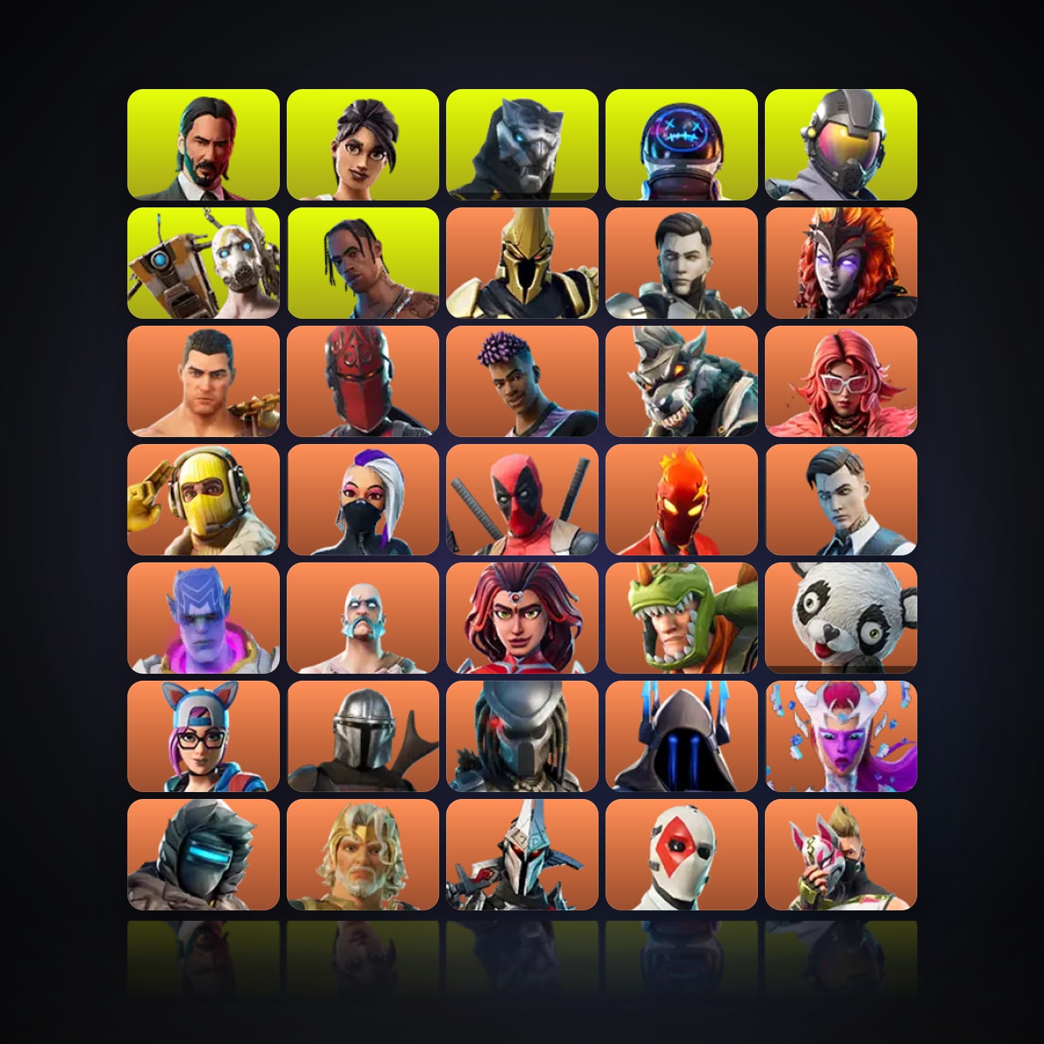 Fortnite | 337 Skins | 250 V-Bucks | Level 3035 | 255 Wins — HabibiAccounts