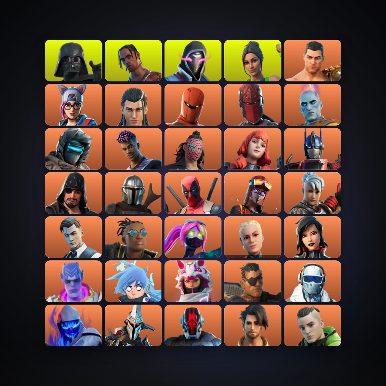 Fortnite | 322 Skins | 600 V-Bucks | Level 3224 | 501 Wins — HabibiAccounts