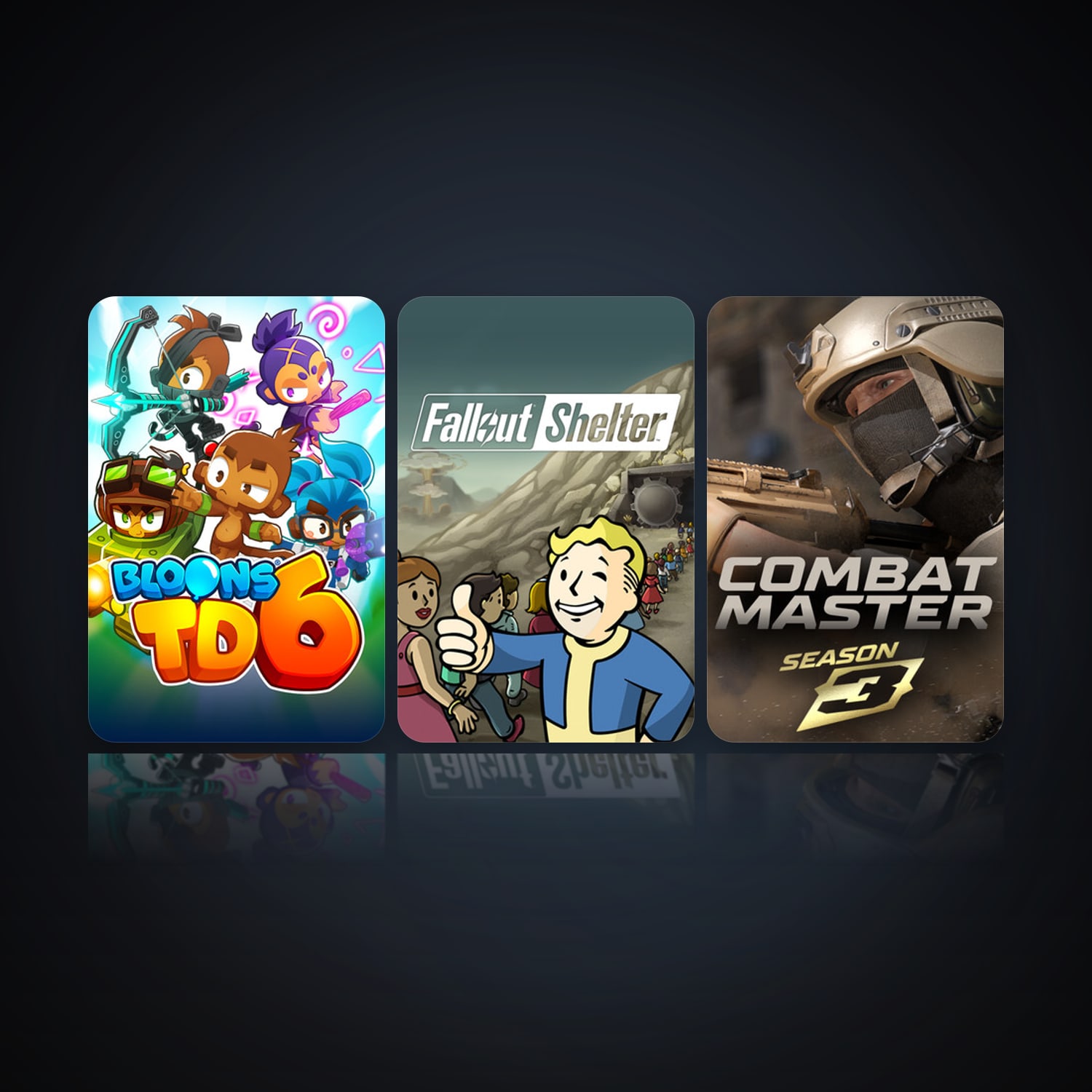 Bloons TD 6 & Fallout Shelter | Clean — HabibiAccounts