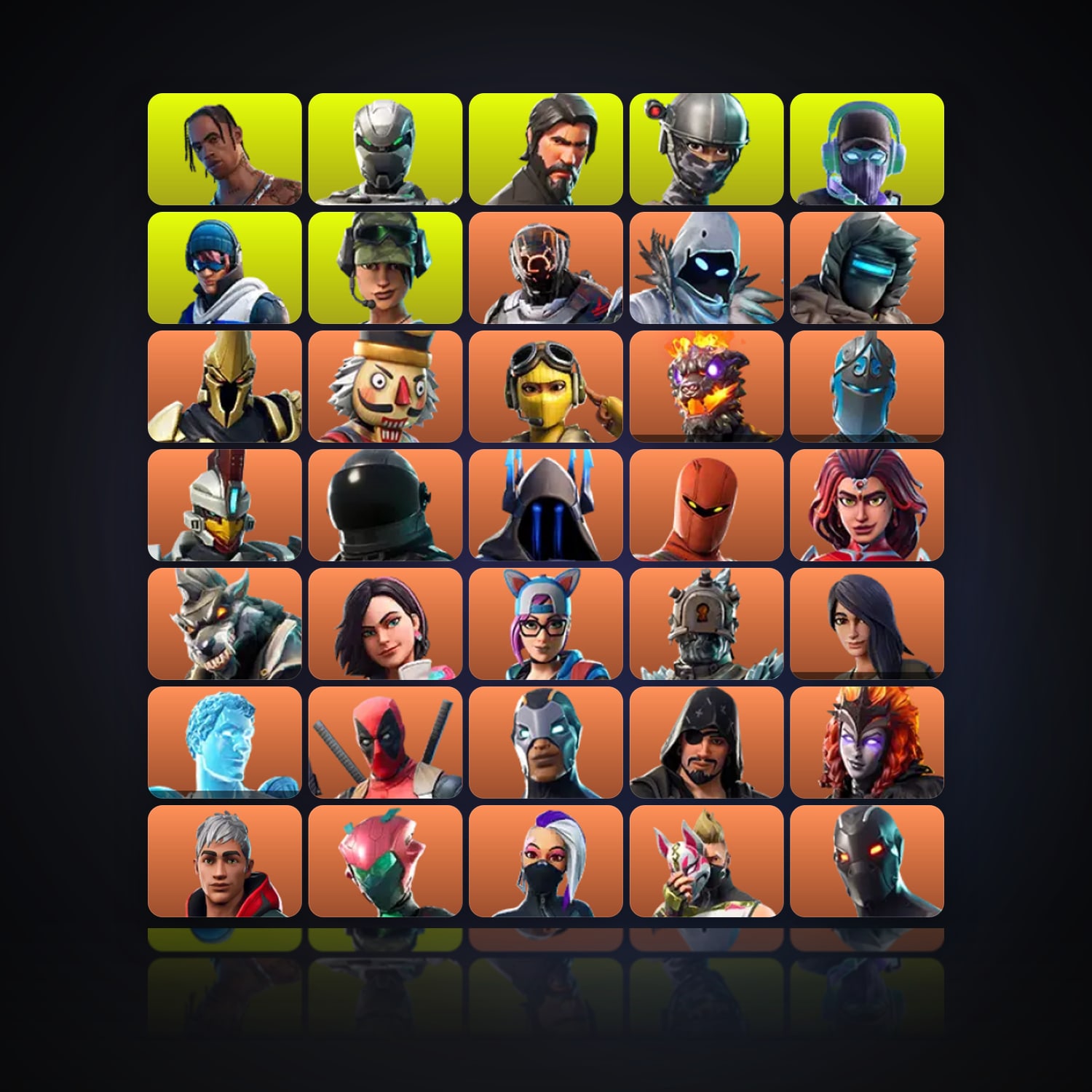 Fortnite | 106 Skins | 3.8K V-Bucks | Level 789 | 192 Wins — HabibiAccounts