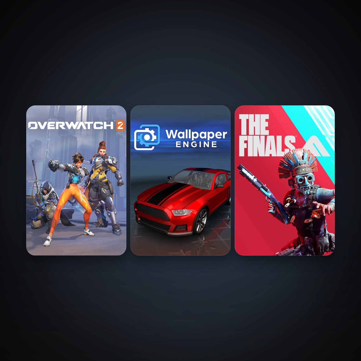 Wallpaper Engine + THE FINALS, 7 games, clean — HabibiAccounts