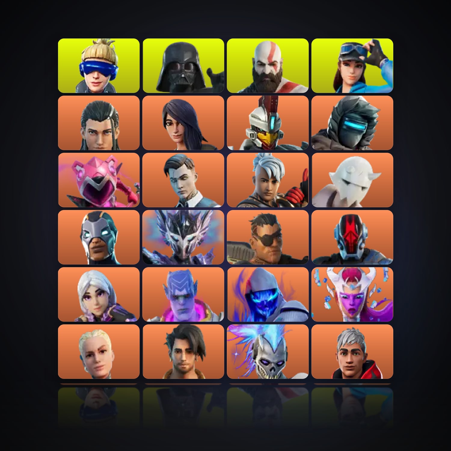 Fortnite | 304 Skins | 600 V-Bucks | Level 3605 | 381 Wins — HabibiAccounts