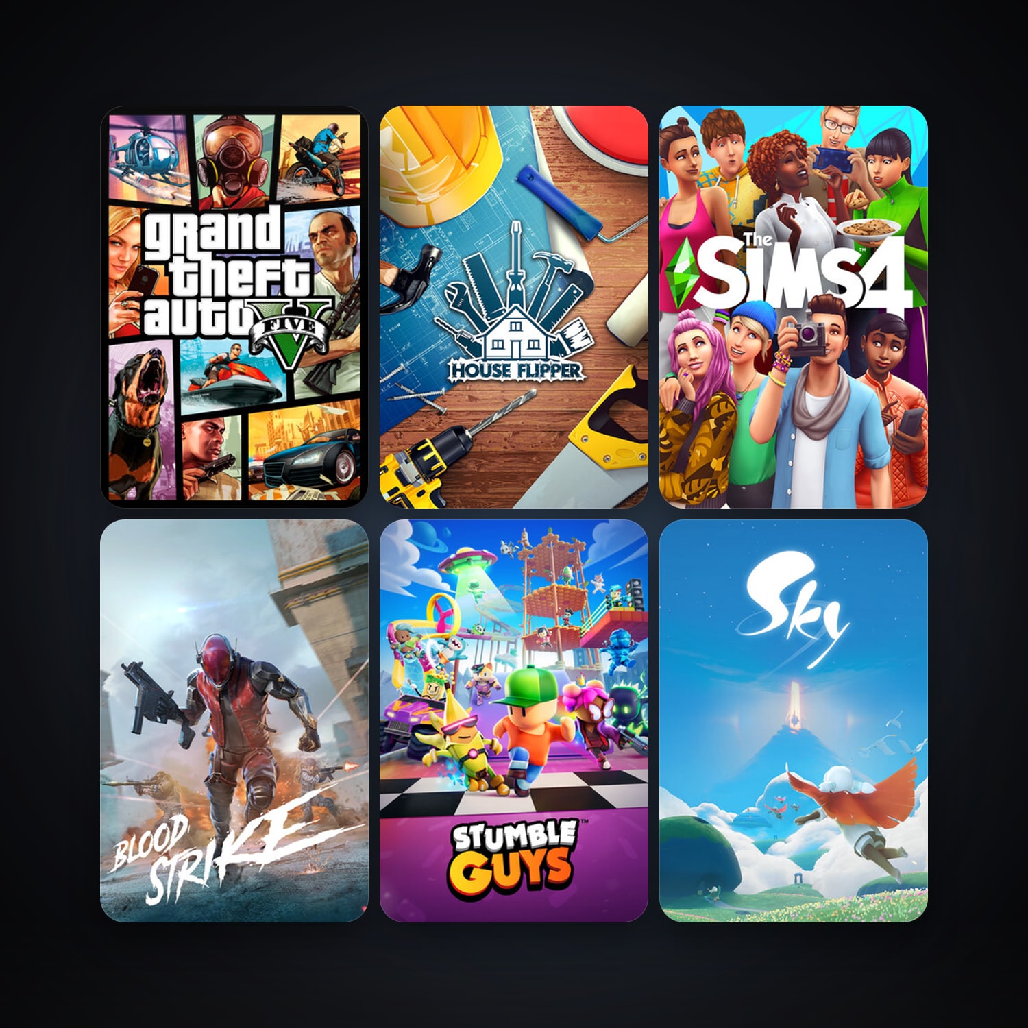 GTA V & Heartopia | 12 Games | Clean — HabibiAccounts