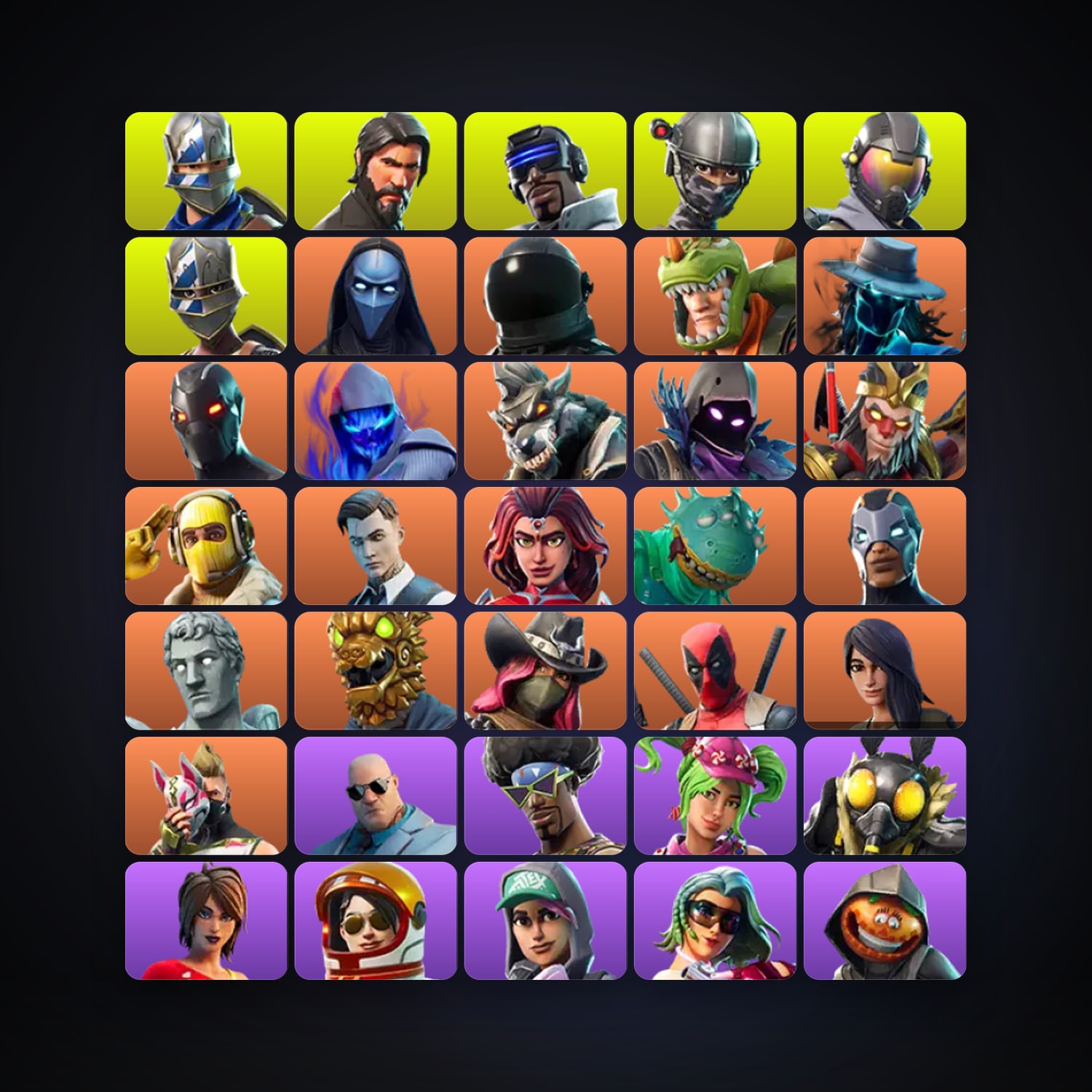 Fortnite | 75 Skins | 450 V-Bucks | Level 657 | 184 Wins — HabibiAccounts