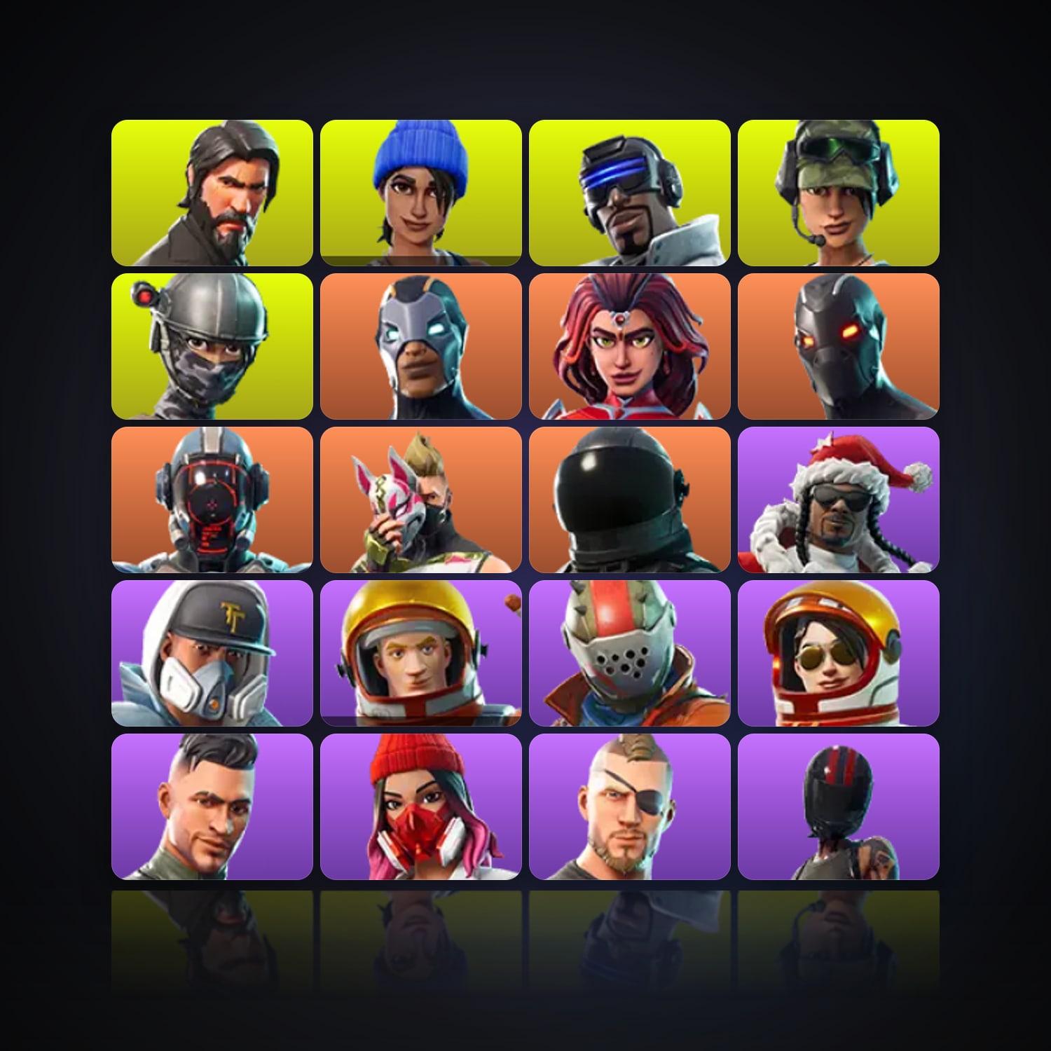 Fortnite | 23 Skins | 500 V-Bucks | Level 490 | 82 Wins — HabibiAccounts