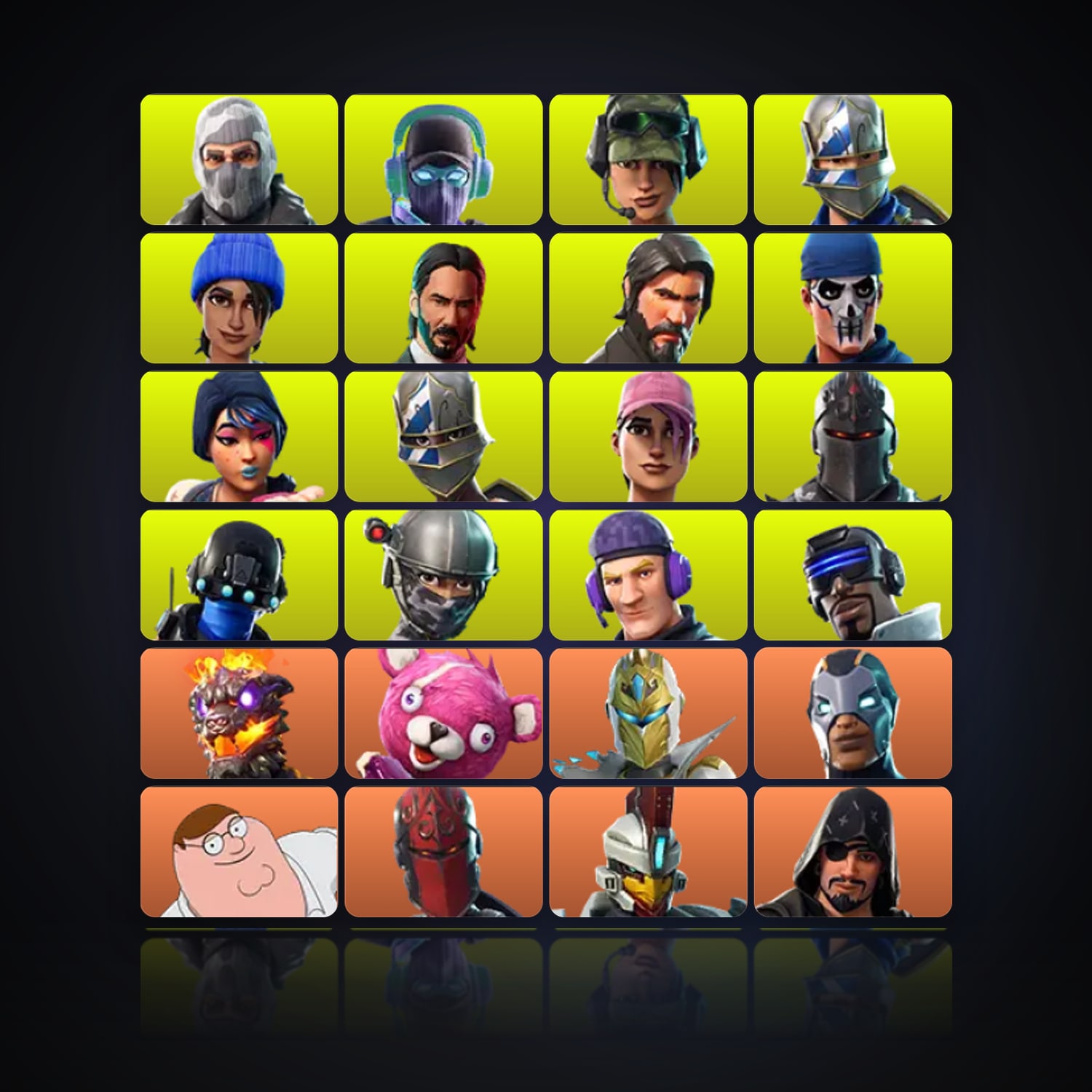 Fortnite | 238 Skins | Level 2115 | 440 Wins — HabibiAccounts