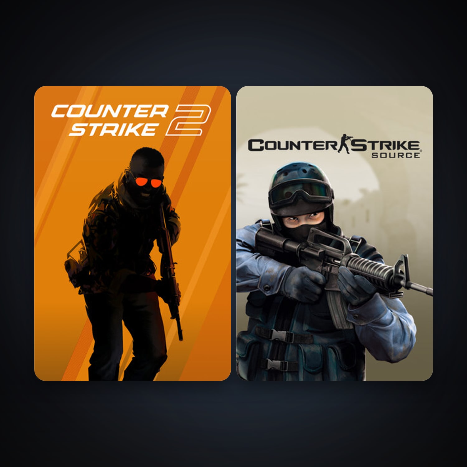 Counter-Strike: Source + CS2 Prime, 2 games, clean — HabibiAccounts