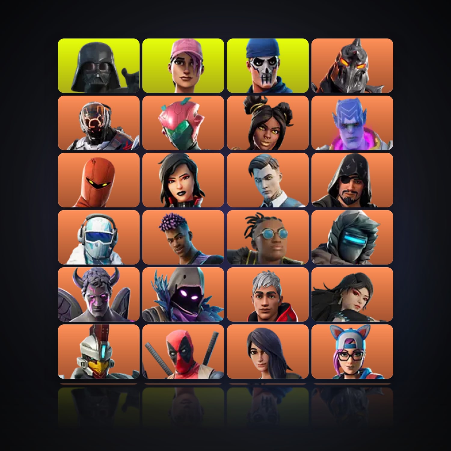 Fortnite | 141 Skins | 350 V-Bucks | Level 1990 | 137 Wins — HabibiAccounts