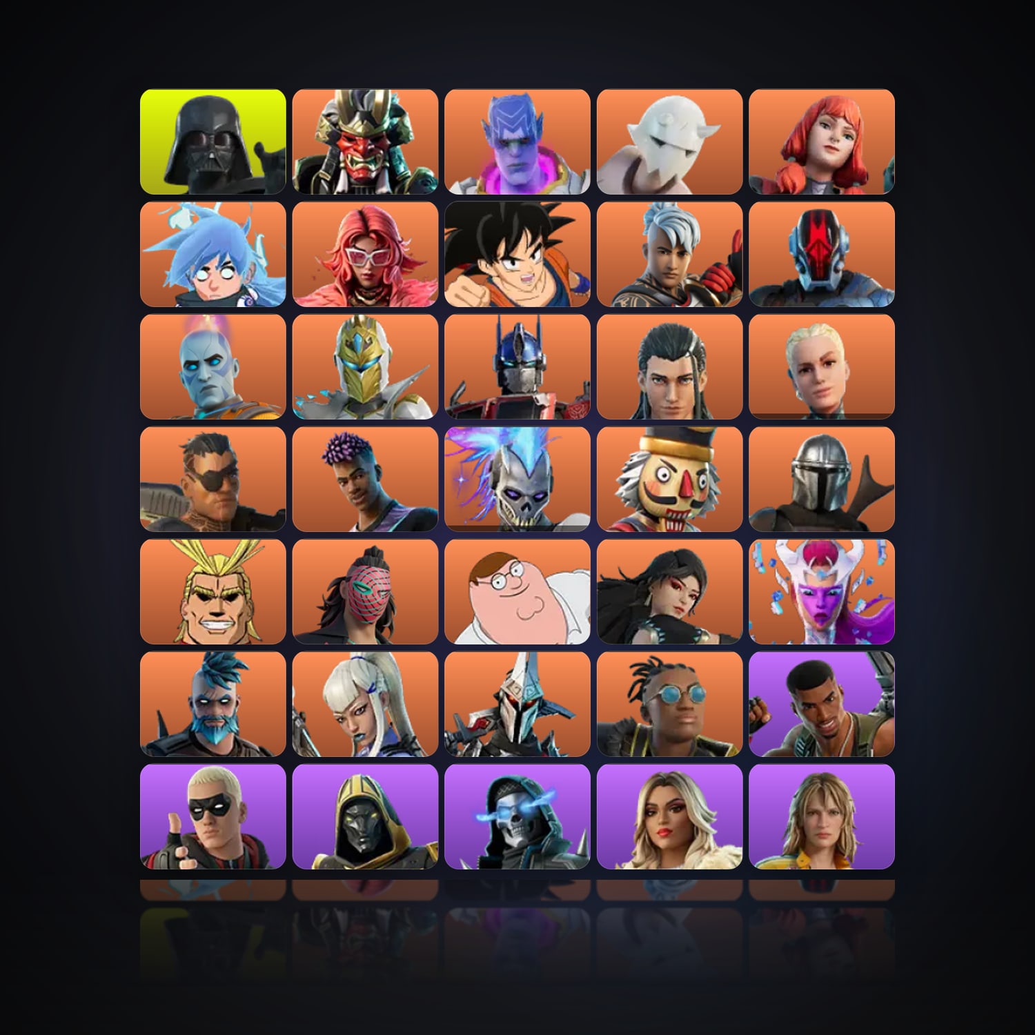 Fortnite | 237 Skins | 500 V-Bucks | Level 2568 | 415 Wins — HabibiAccounts