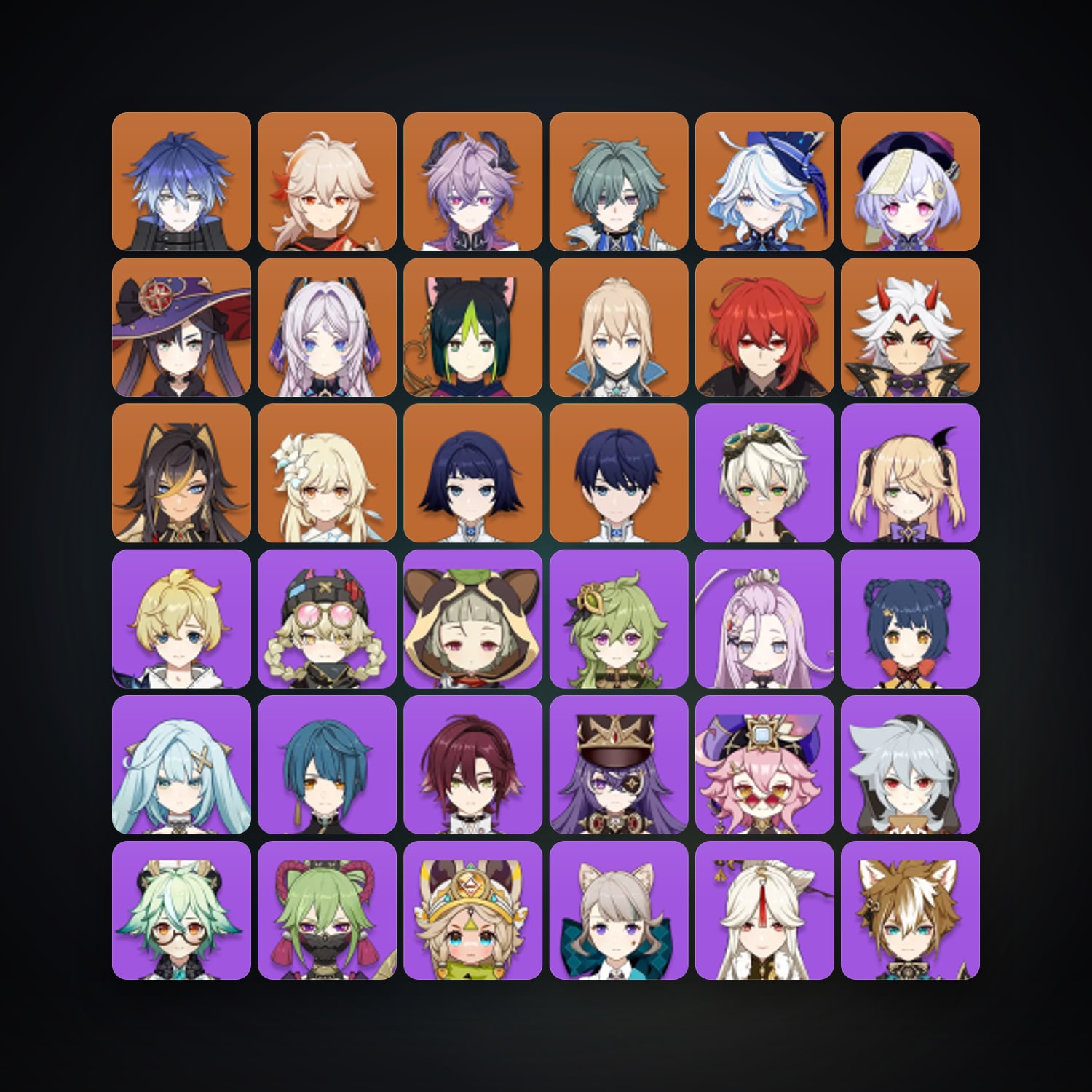Genshin Impact | AR 57 | 58 Chars | 13× 5★ — HabibiAccounts