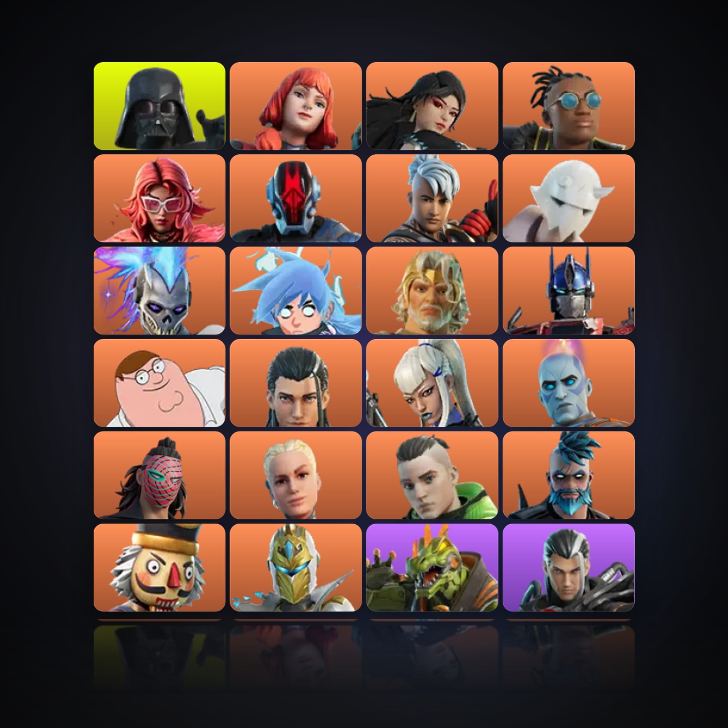 Fortnite | 196 Skins | 1.1K V-Bucks | Level 3477 | 439 Wins — HabibiAccounts