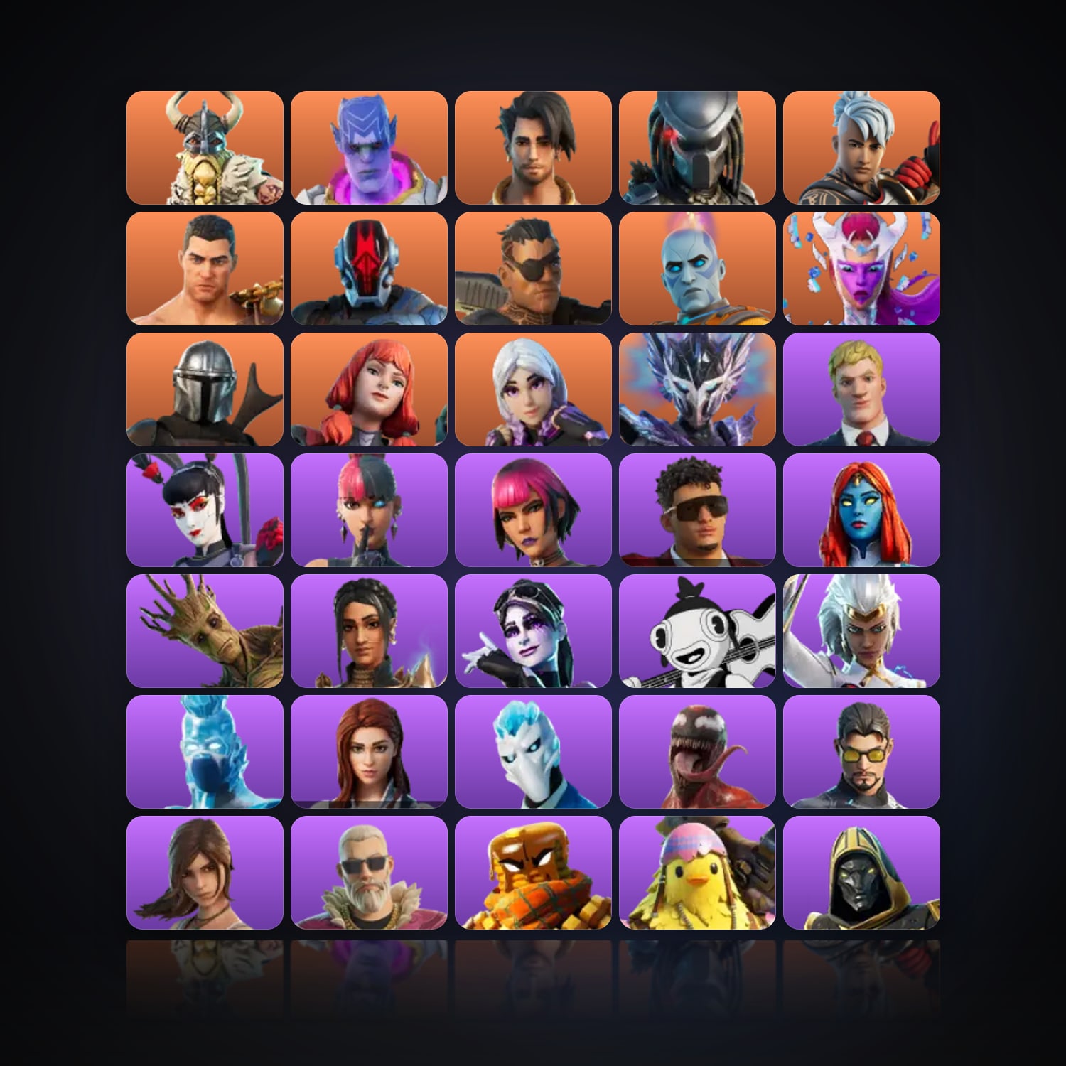 Fortnite | 110 Skins | Level 1660 | 285 Wins — HabibiAccounts