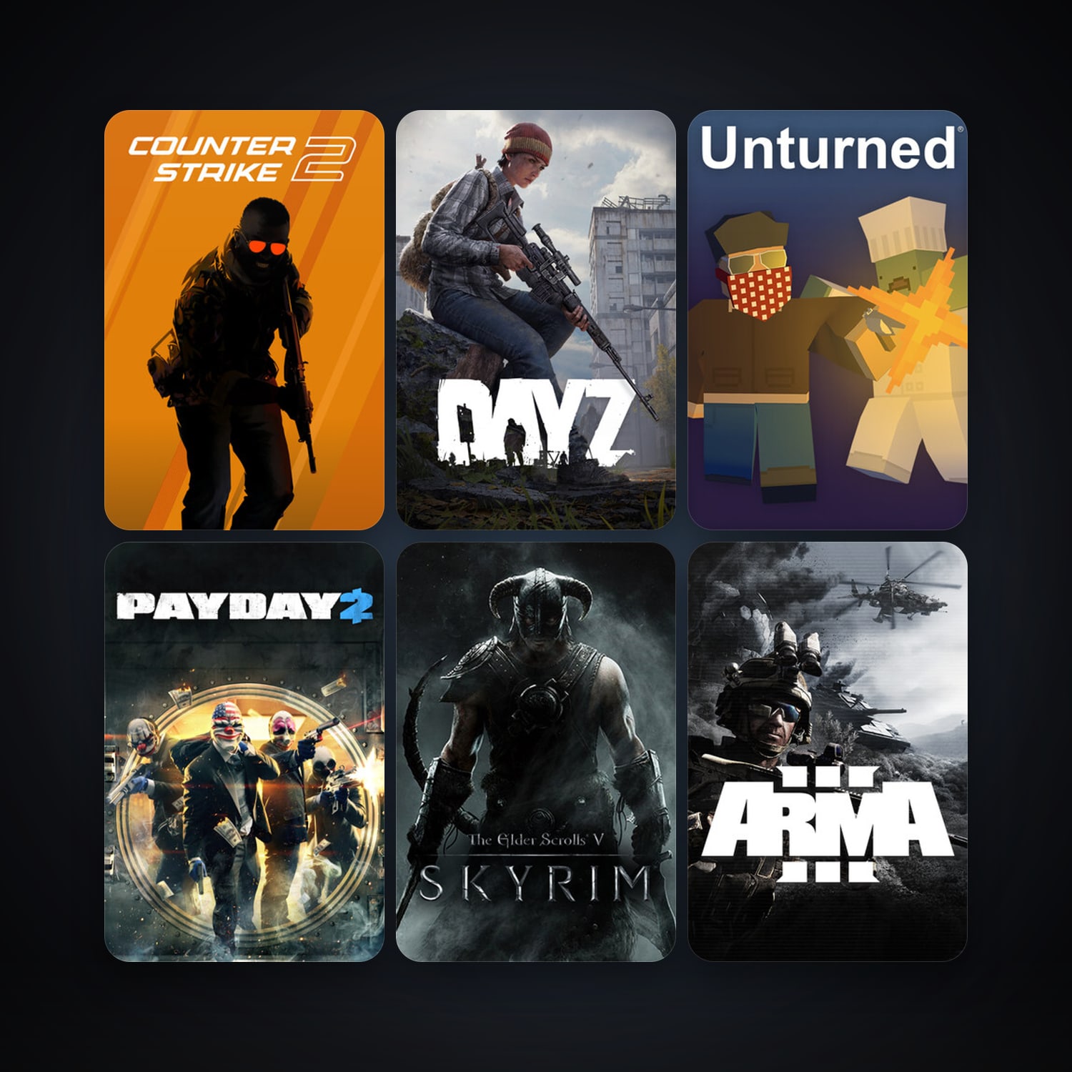 CS2 Prime + PAYDAY The Heist, 17 games, Steam 17, clean — HabibiAccounts