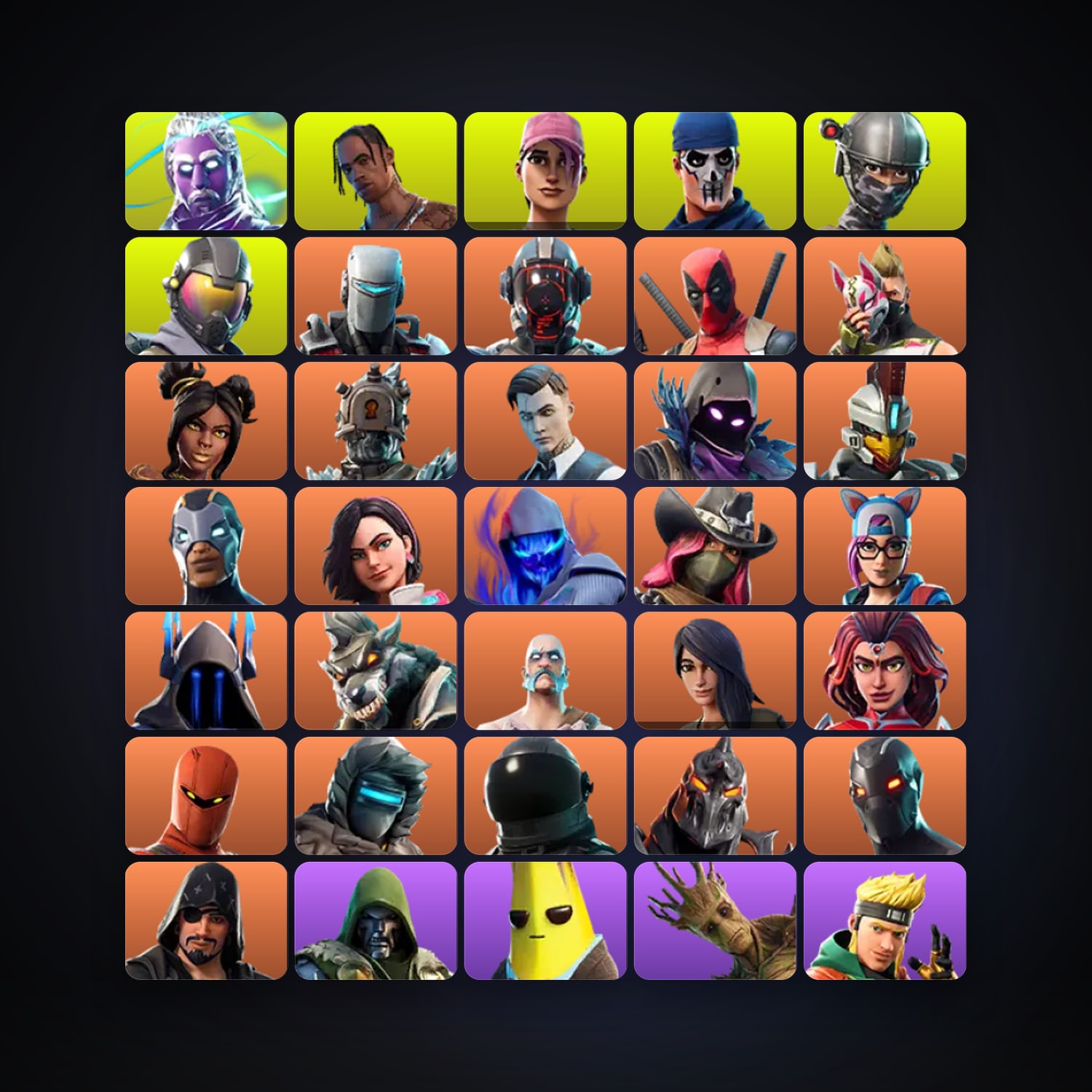 Fortnite | 91 Skins | 750 V-Bucks | Level 1220 | 101 Wins — HabibiAccounts