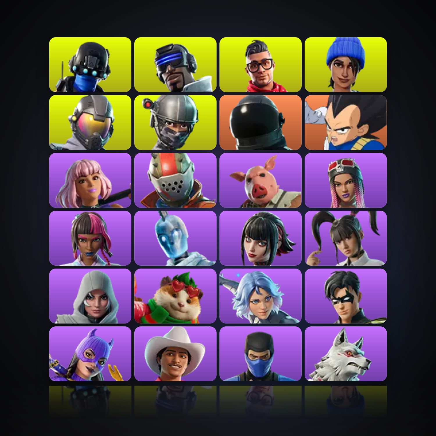 Fortnite | 46 Skins | 350 V-Bucks | Level 2547 | 303 Wins — HabibiAccounts