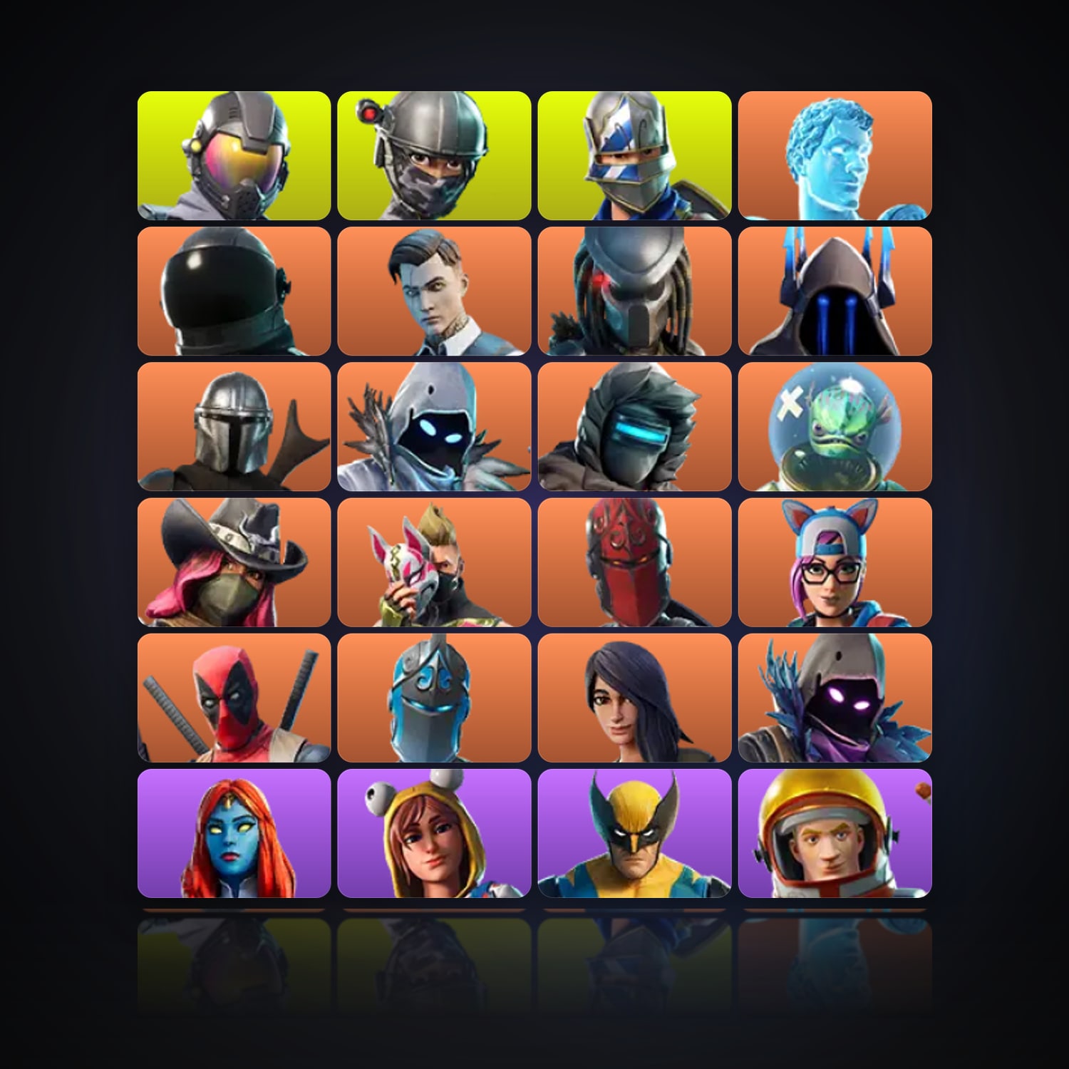 Fortnite | 61 Skins | 600 V-Bucks | Level 872 | 81 Wins — HabibiAccounts