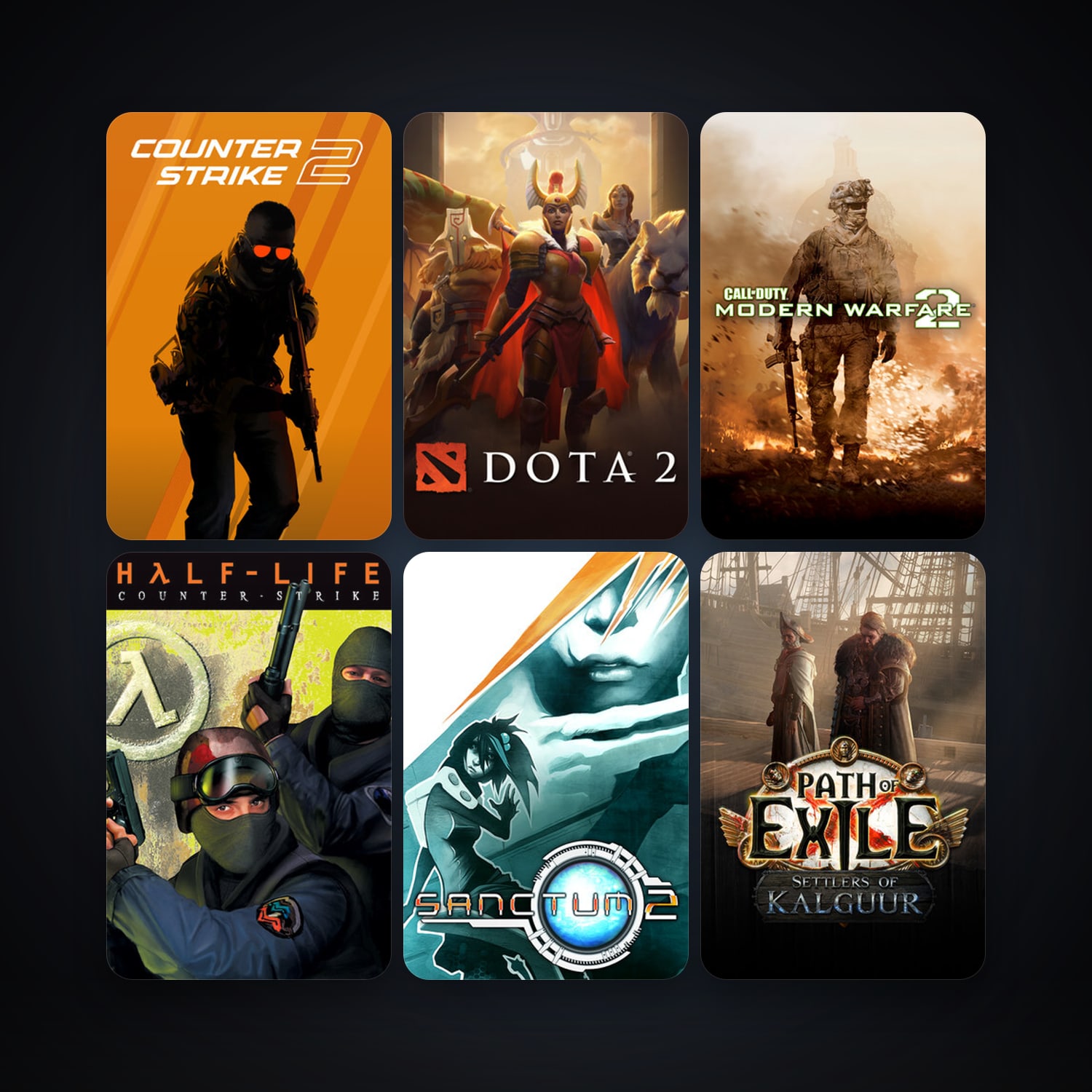 Counter-Strike + Dota 2, 22 games, Steam 10, clean — HabibiAccounts