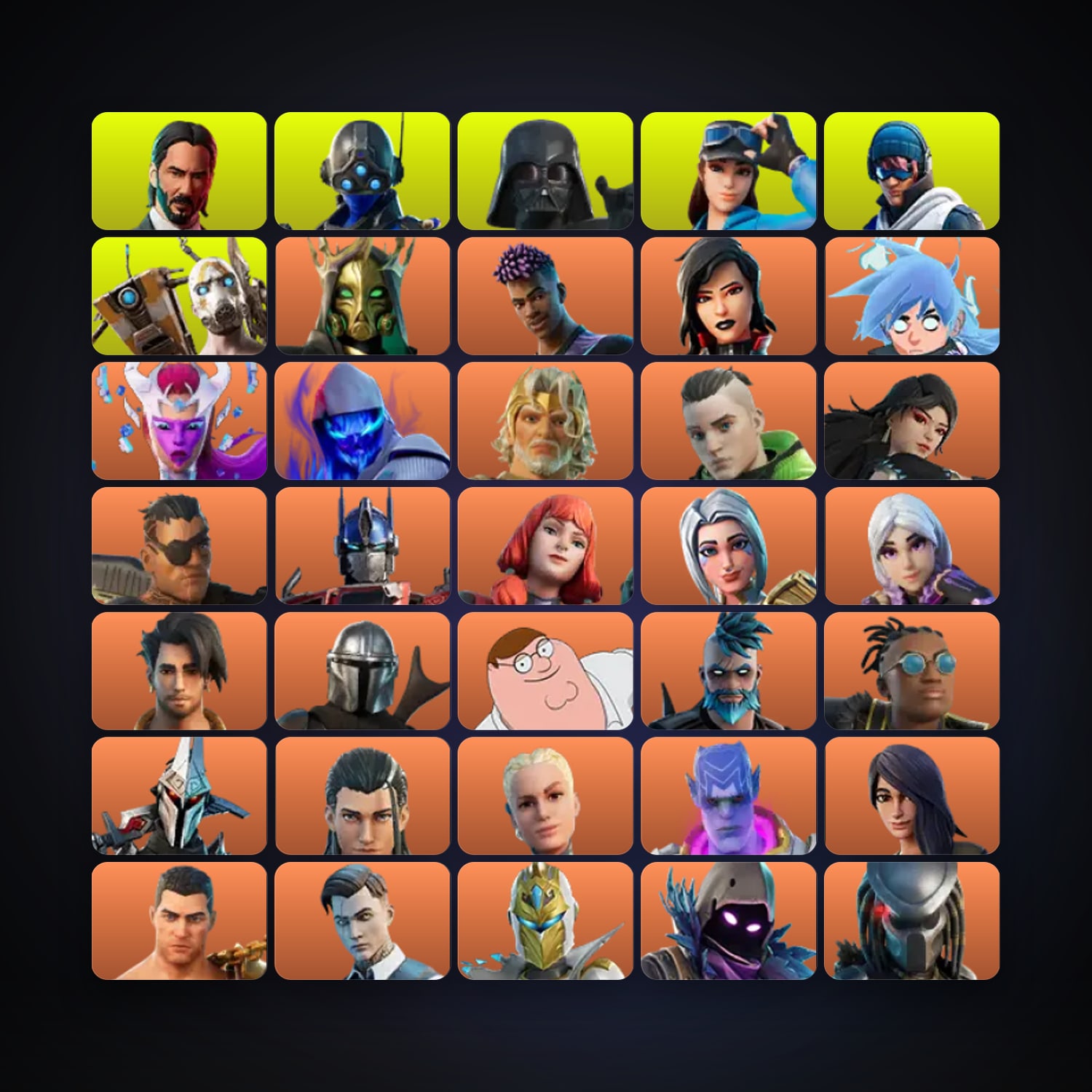 Fortnite | 334 Skins | 550 V-Bucks | Level 5629 | 991 Wins — HabibiAccounts
