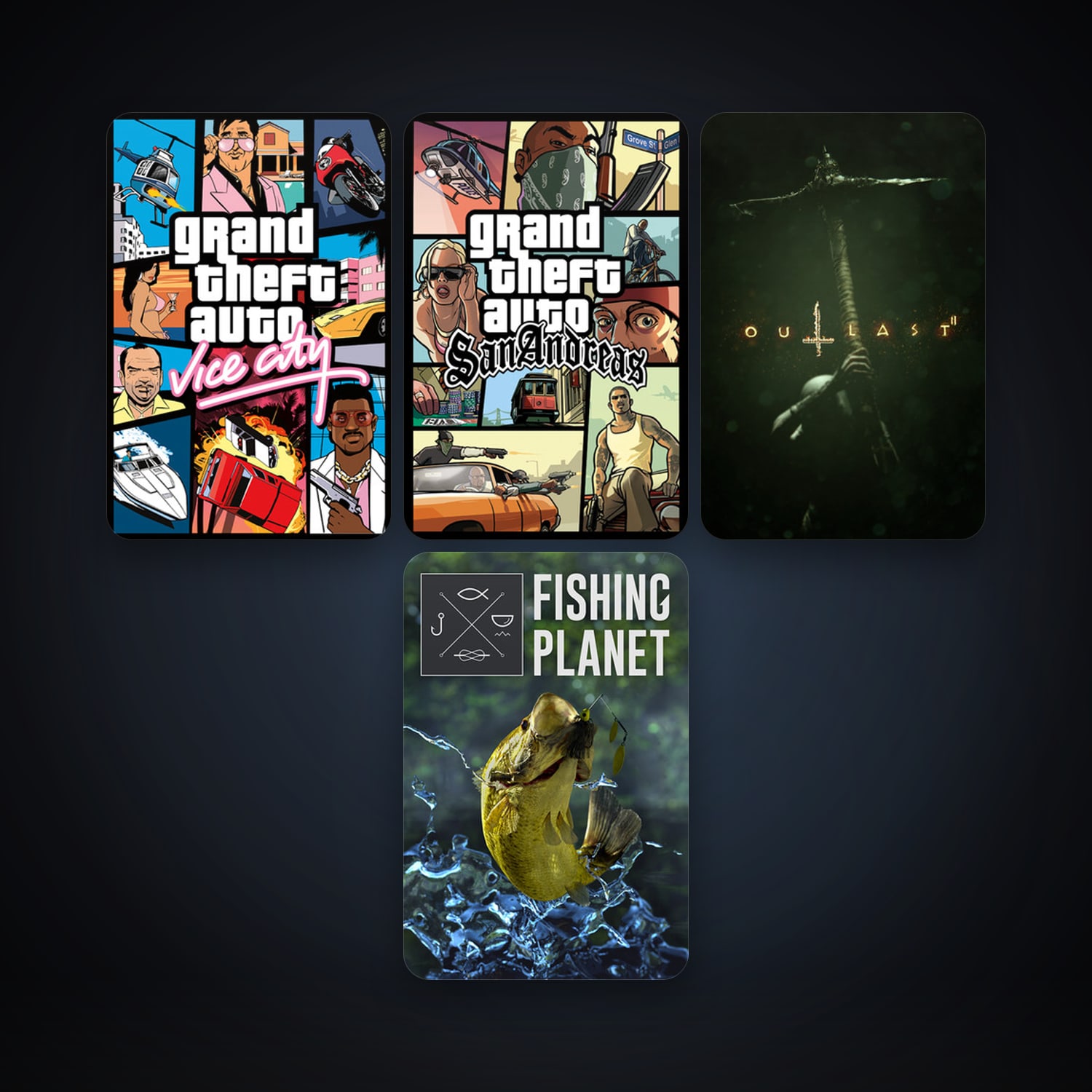 هالحساب ستيم فلين، Grand Theft Auto: Vice City وGrand Theft Auto: San Andreas، 15 لعبة، صامد واضح — HabibiAccounts