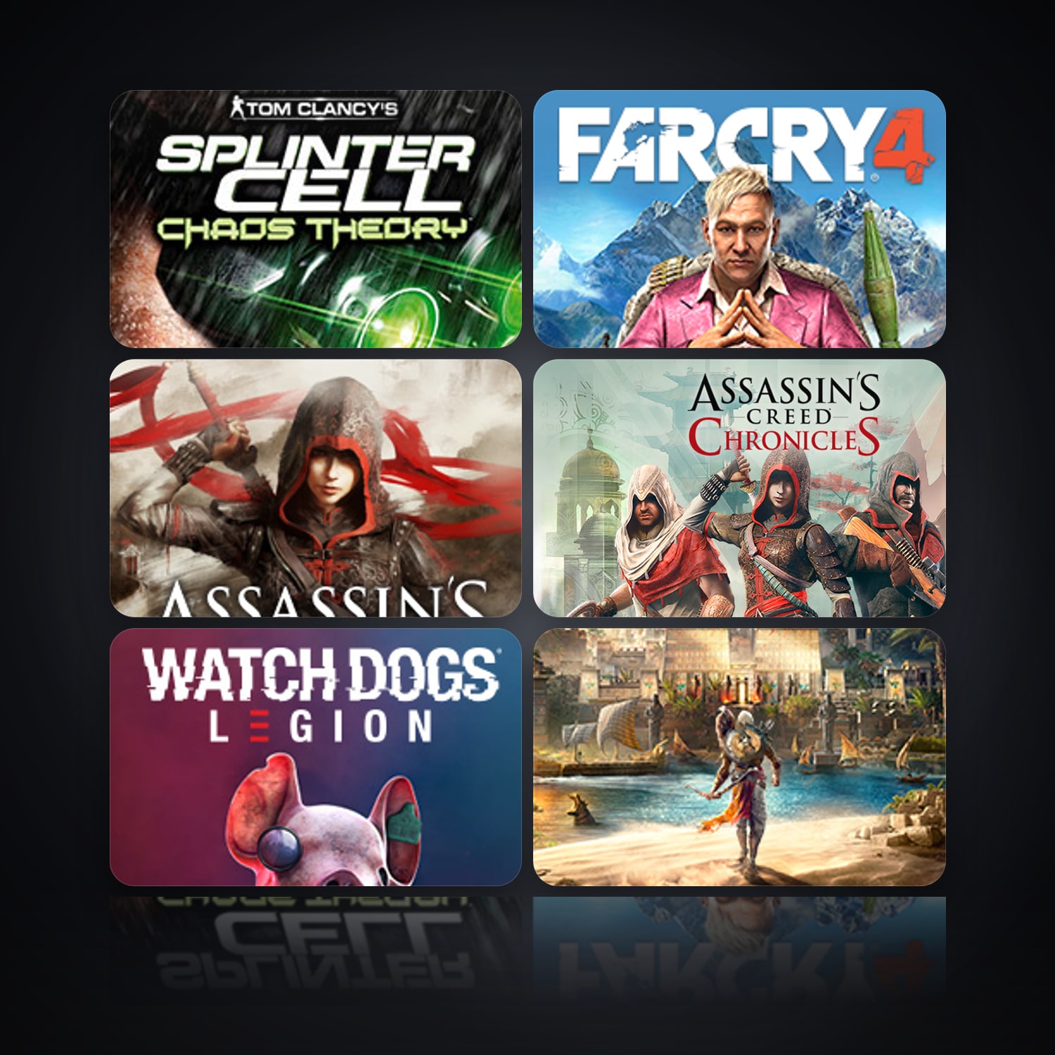 Tom Clancy's Splinter Cell Chaos Theory & Far Cry 4 | 12 Games — HabibiAccounts