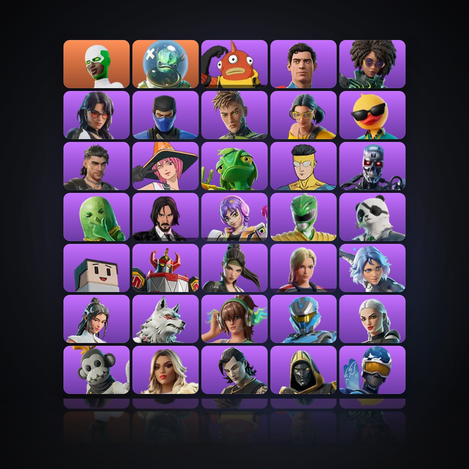 Fortnite | 57 Skins | 3.3K V-Bucks | Level 1151 | 138 Wins — HabibiAccounts