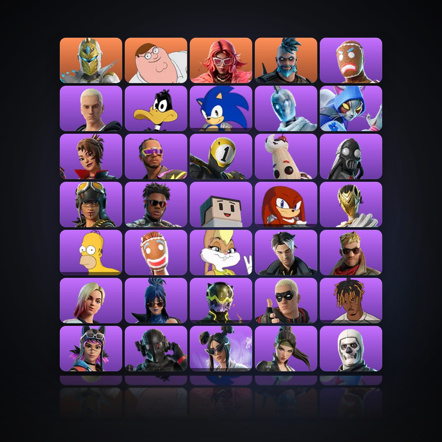 Fortnite | 58 Skins | 950 V-Bucks | Level 322 | 10 Wins — HabibiAccounts