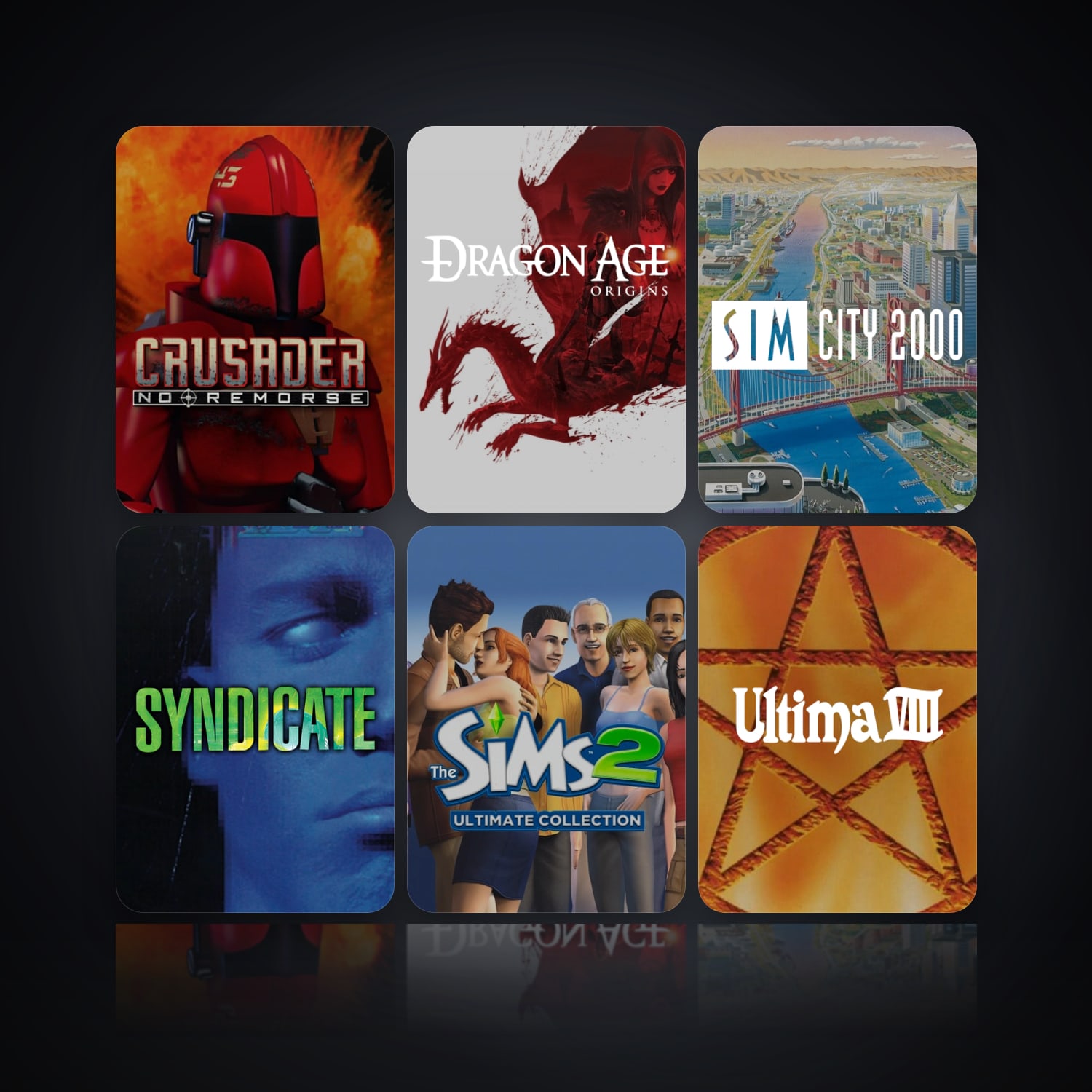 Crusader: No Remorse & Dragon Age: Origins | 8 Games — HabibiAccounts