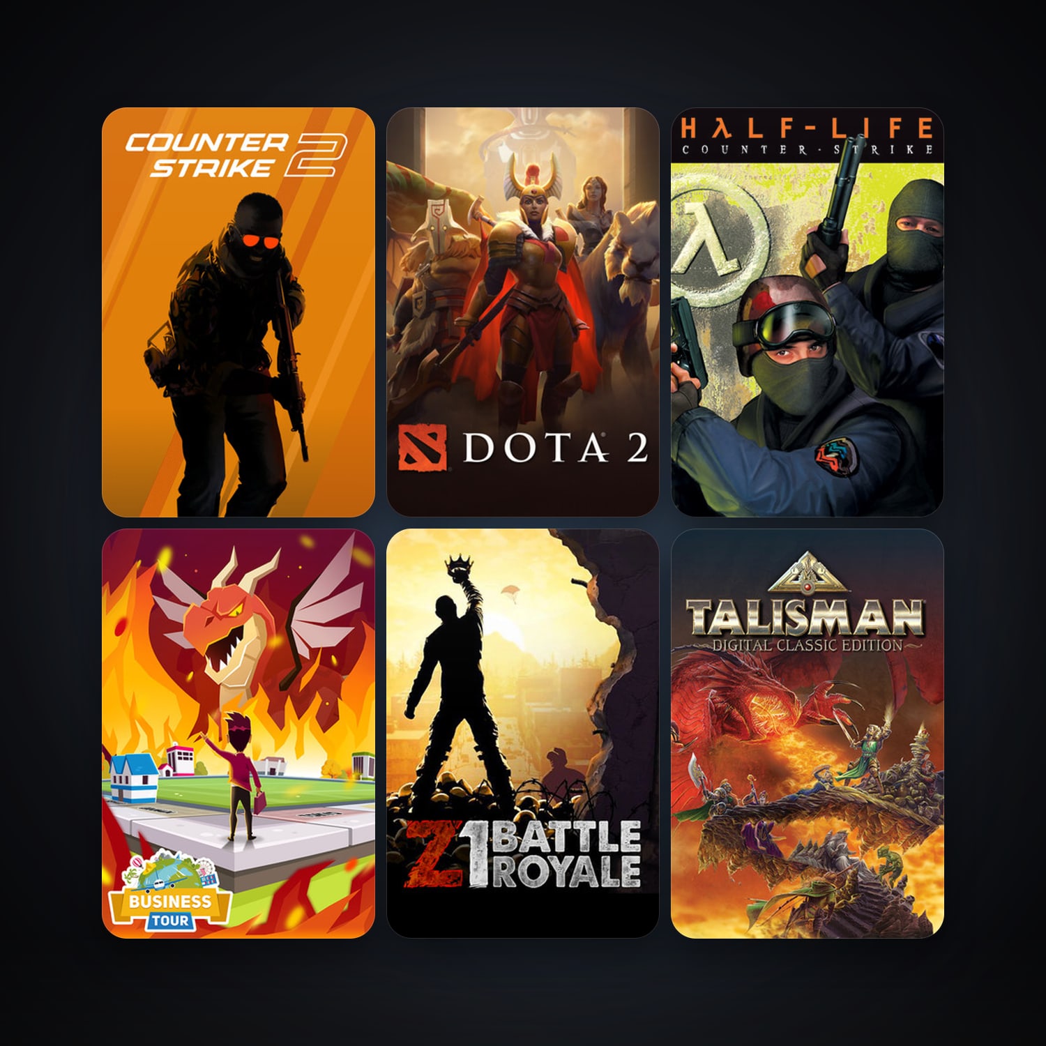 Counter-Strike + Half-Life 2: Deathmatch, 21 games, Steam 10, clean — HabibiAccounts