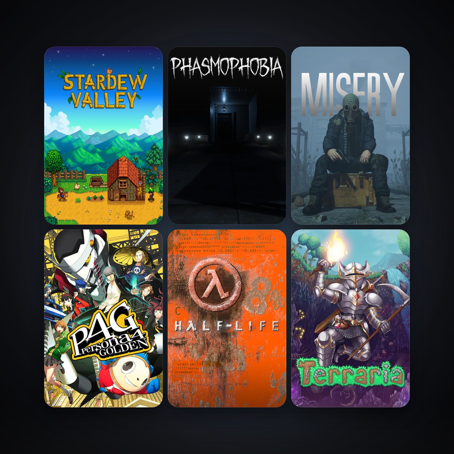 Half-Life + Terraria, 60 games, clean — HabibiAccounts