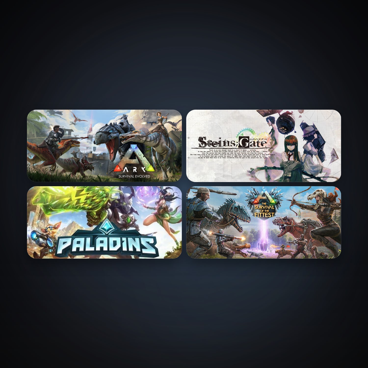 ARK: Survival Evolved + ARK: The Survival Of The Fittest, 5 games, clean — HabibiAccounts
