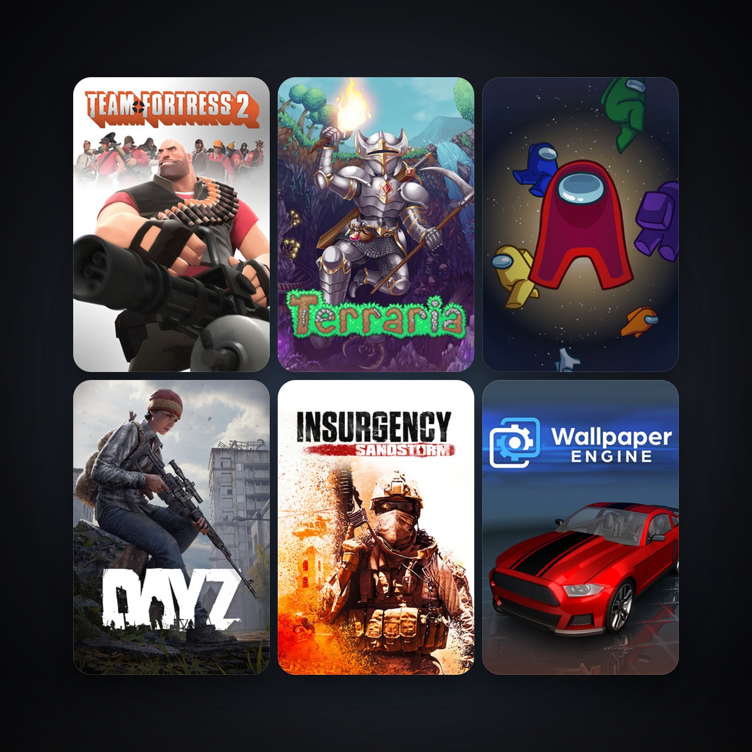 Team Fortress 2 + Terraria, 41 games, Steam 23, clean — HabibiAccounts
